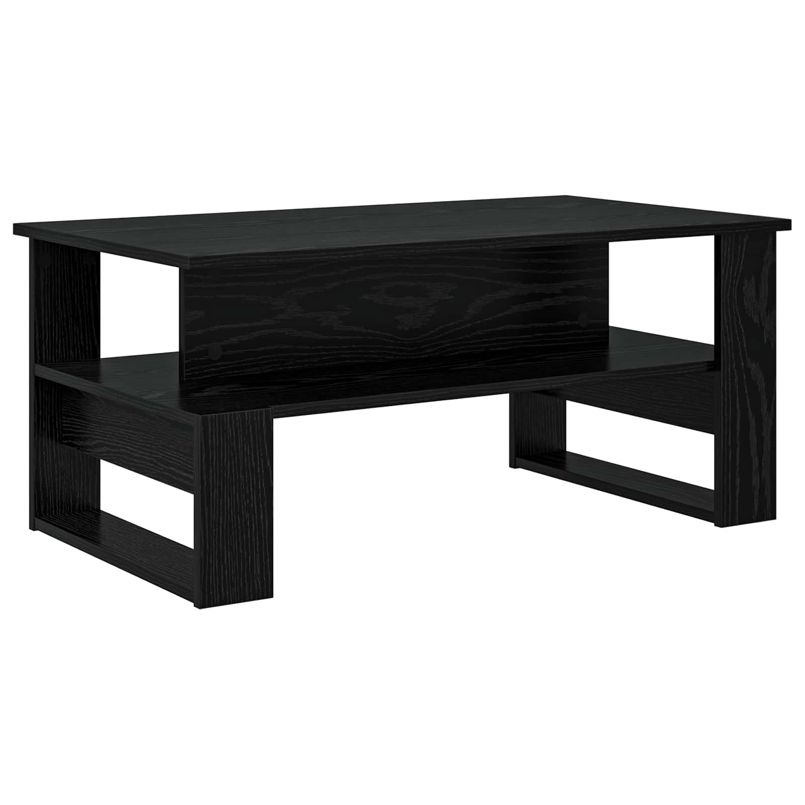 Table basse Chêne noir 90 x 50 x 40 cm Bois d'ingénierie - XIOS