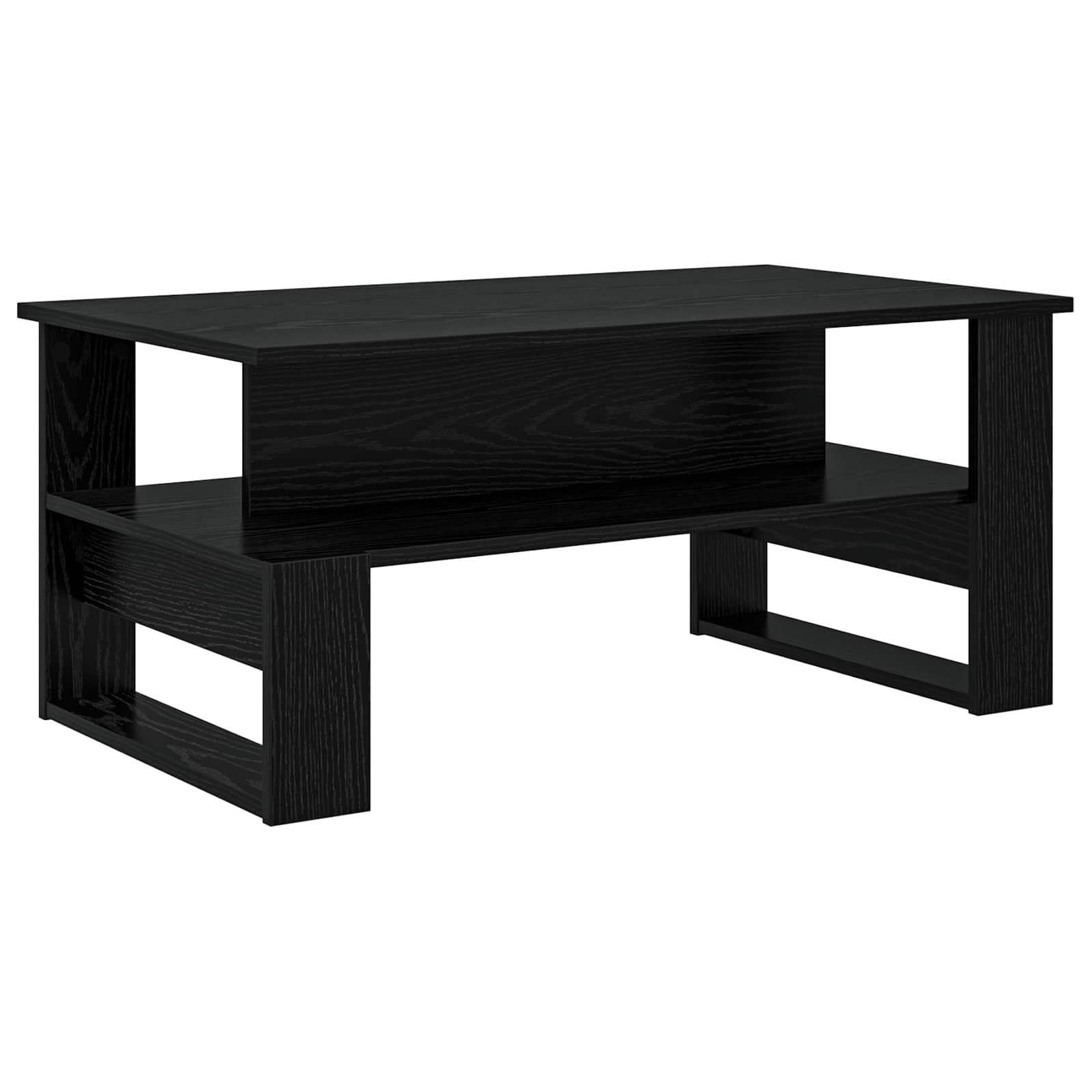 Table basse Chêne noir 90 x 50 x 40 cm Bois d'ingénierie - XIOS