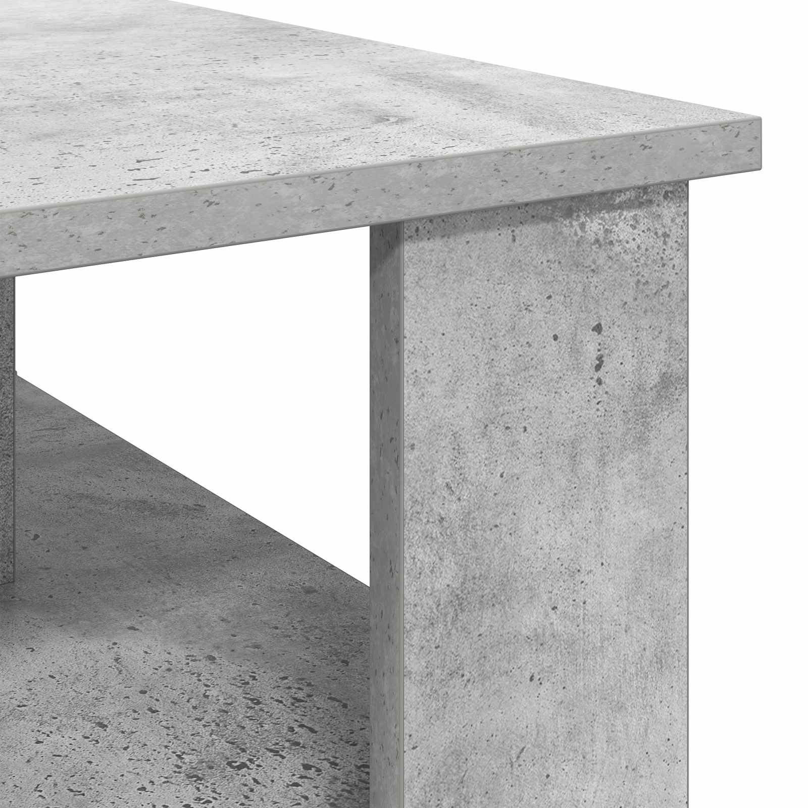 Table basse Gris béton 90 x 50 x 40 cm Bois d'ingénierie - XIOS