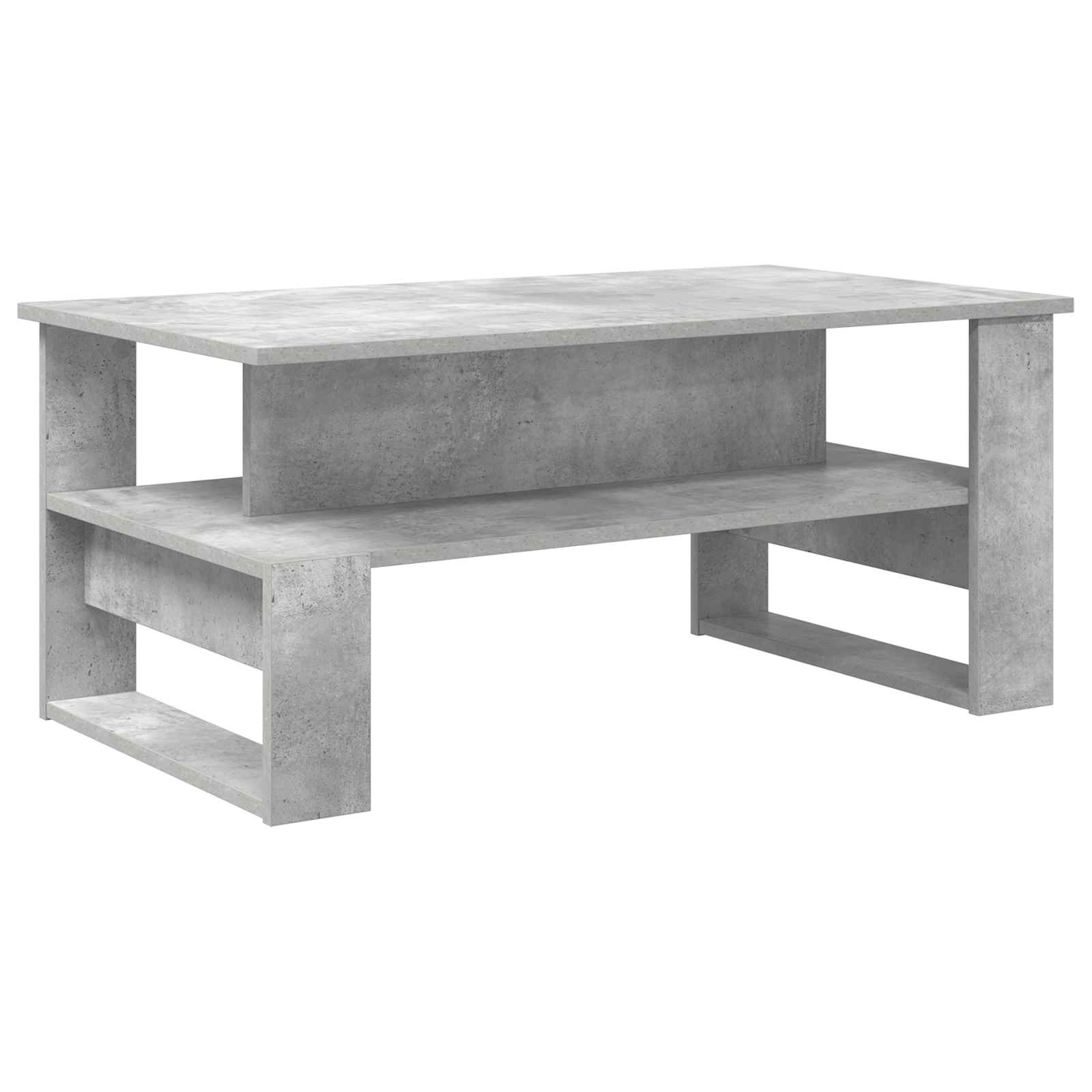 Table basse Gris béton 90 x 50 x 40 cm Bois d'ingénierie - XIOS