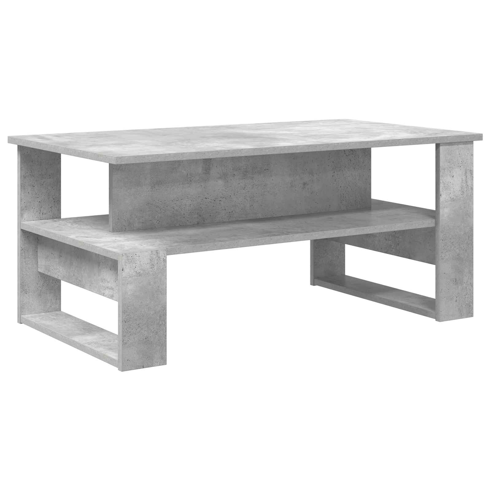 Table basse Gris béton 90 x 50 x 40 cm Bois d'ingénierie - XIOS