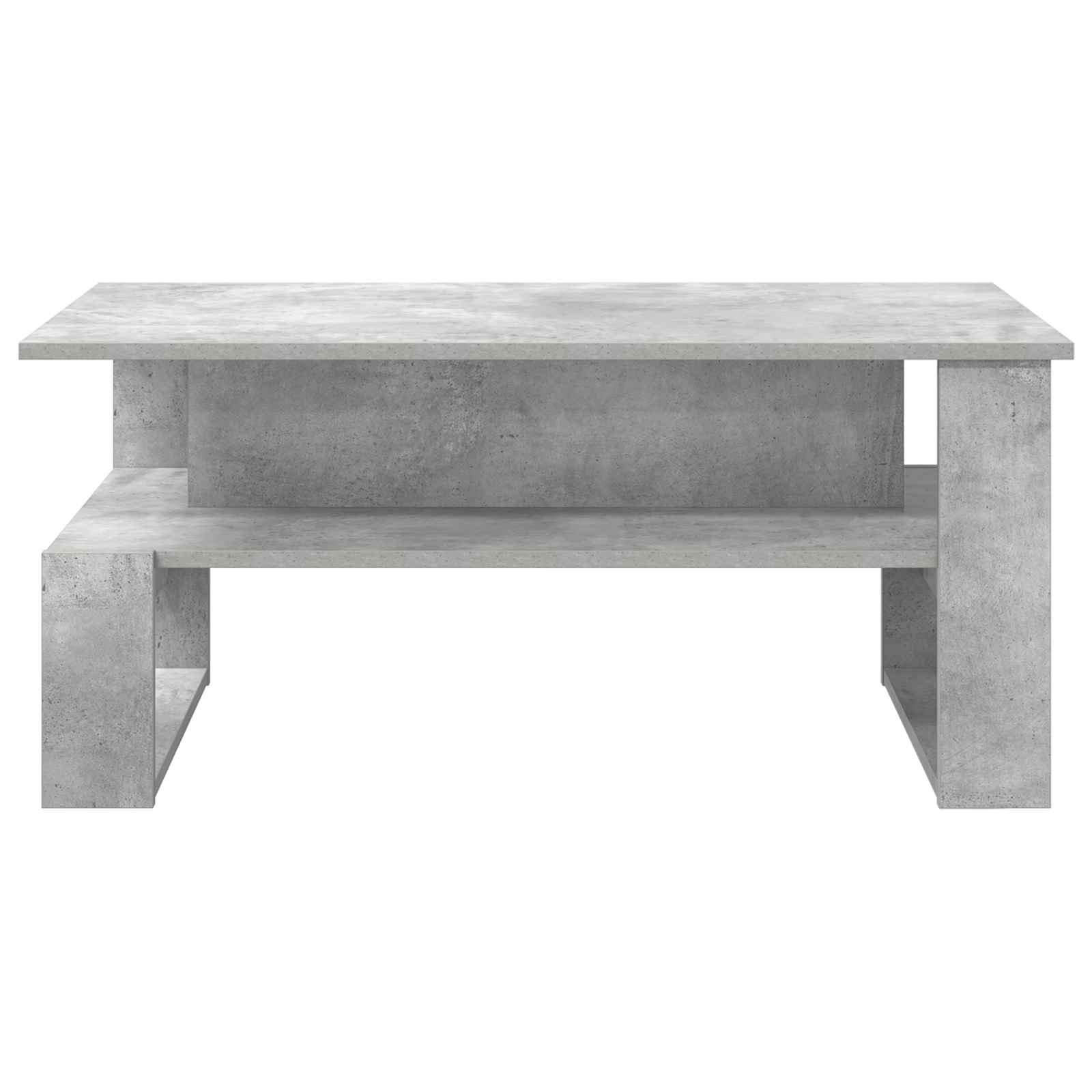 Table basse Gris béton 90 x 50 x 40 cm Bois d'ingénierie - XIOS