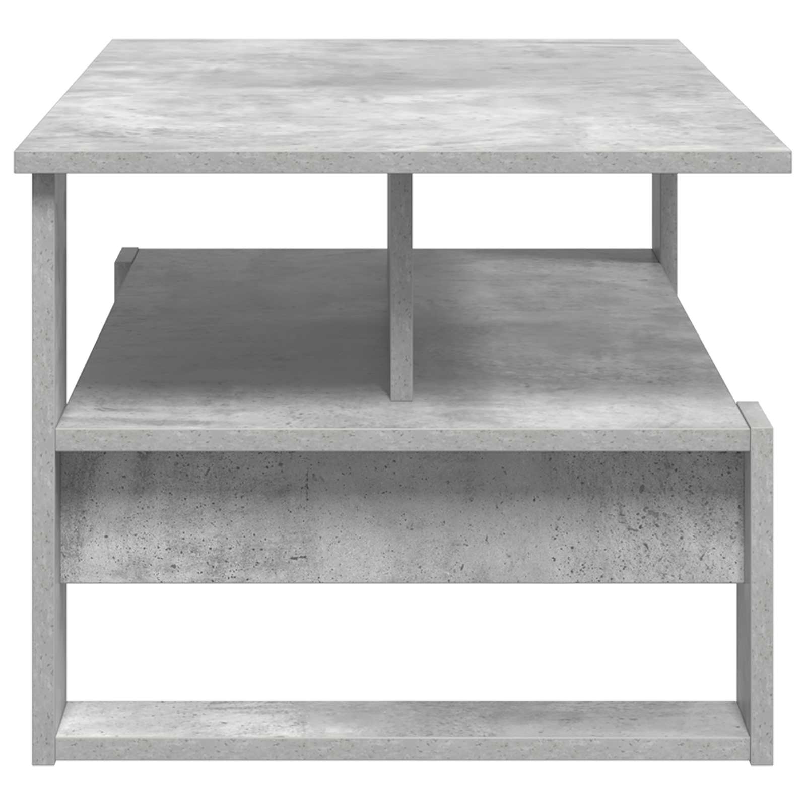 Table basse Gris béton 90 x 50 x 40 cm Bois d'ingénierie - XIOS