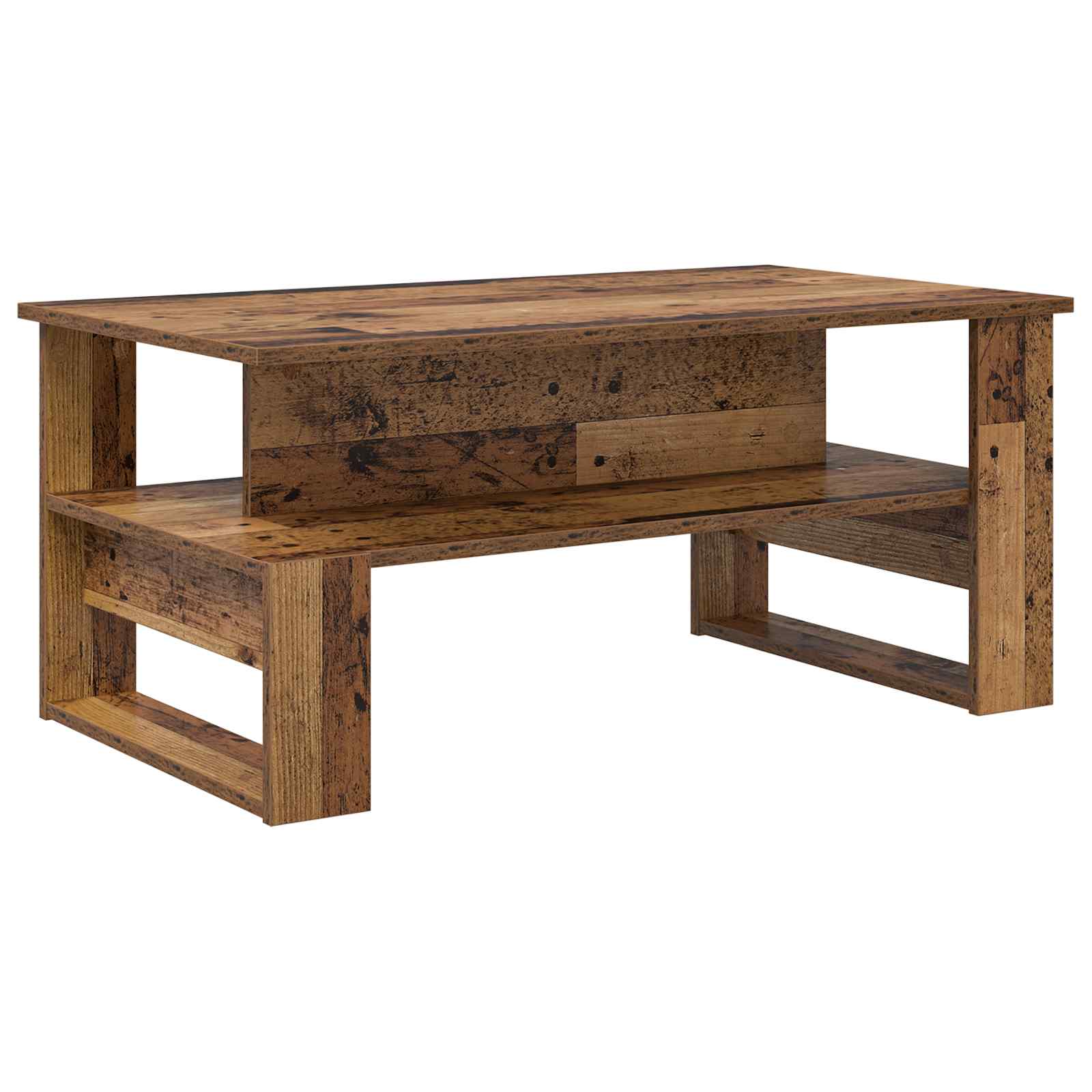 Table basse Bois ancien 90 x 50 x 40 cm Bois d'ingénierie - XIOS