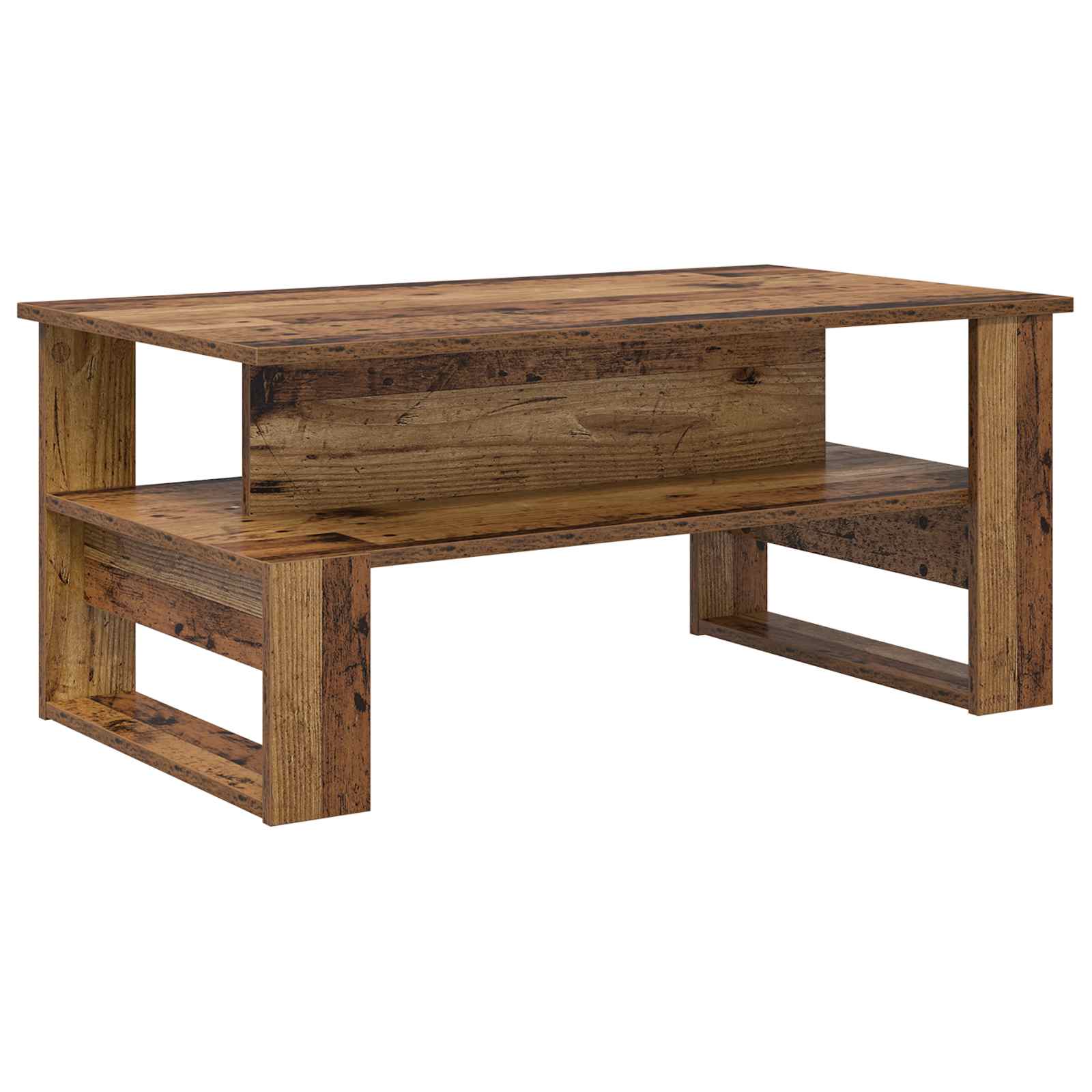 Table basse Bois ancien 90 x 50 x 40 cm Bois d'ingénierie - XIOS