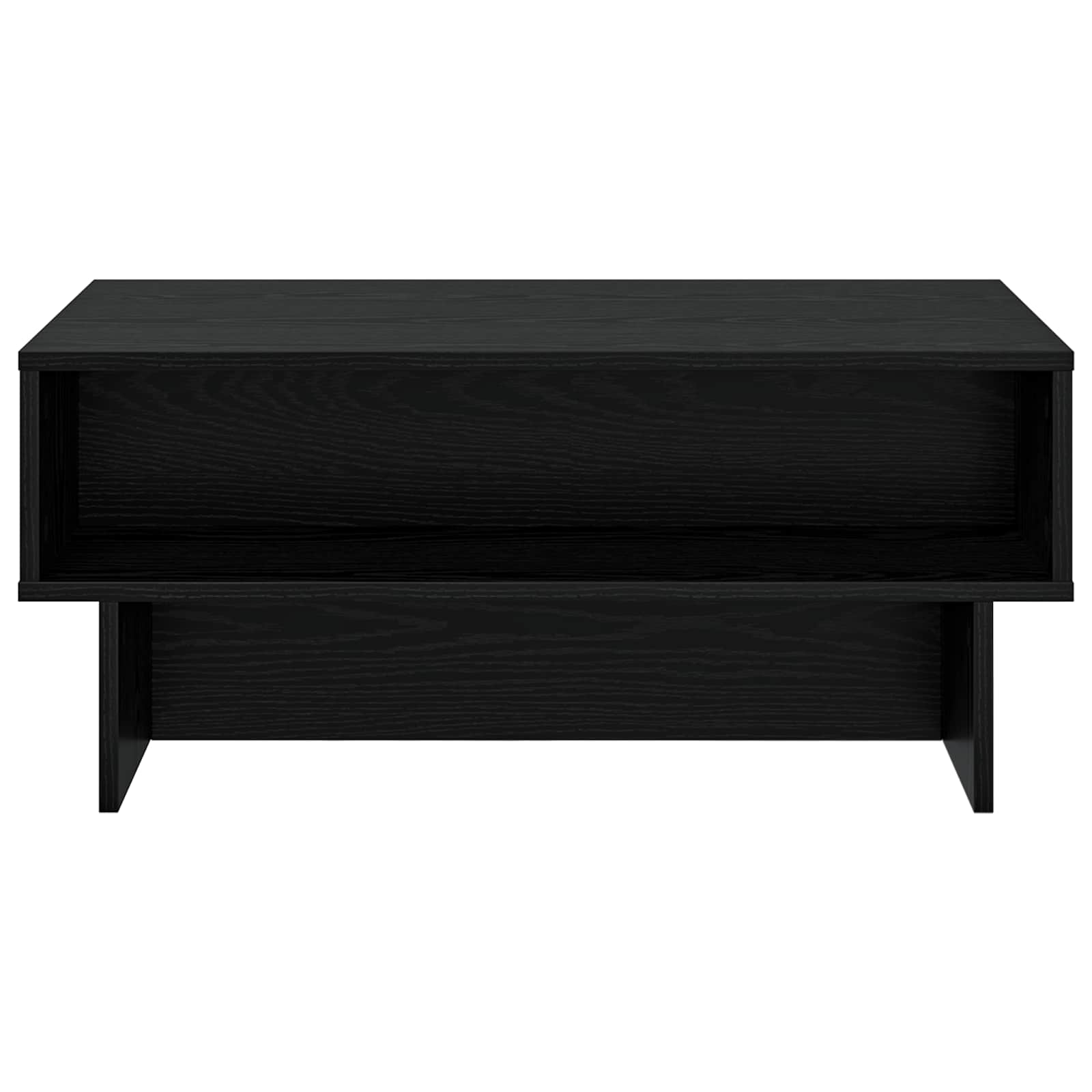 Table basse Chêne noir 80 x 46 x 35 cm Bois d'ingénierie - XIOS