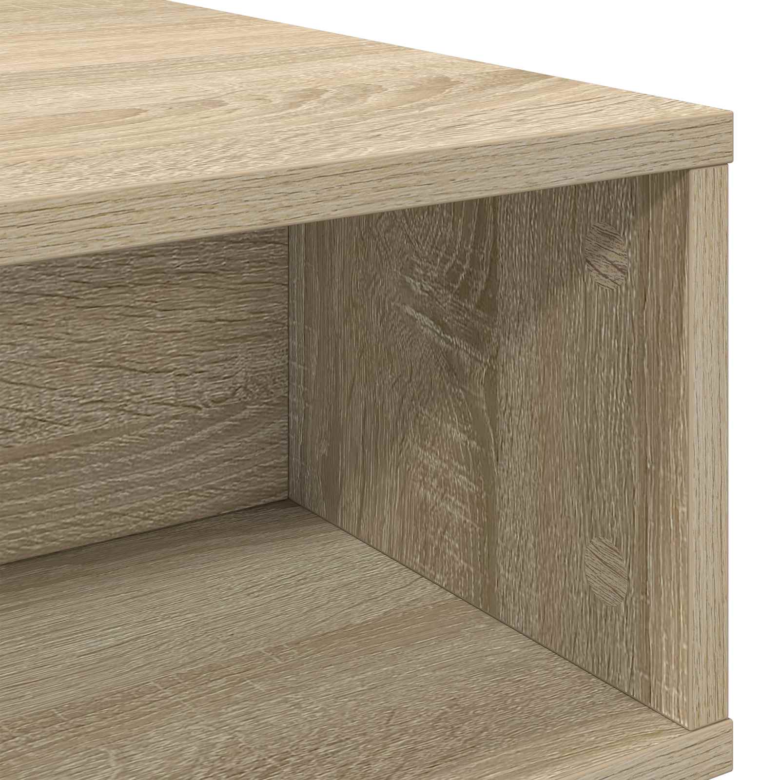 Table basse Chêne Sonoma 80 x 46 x 35 cm Bois d'ingénierie - XIOS