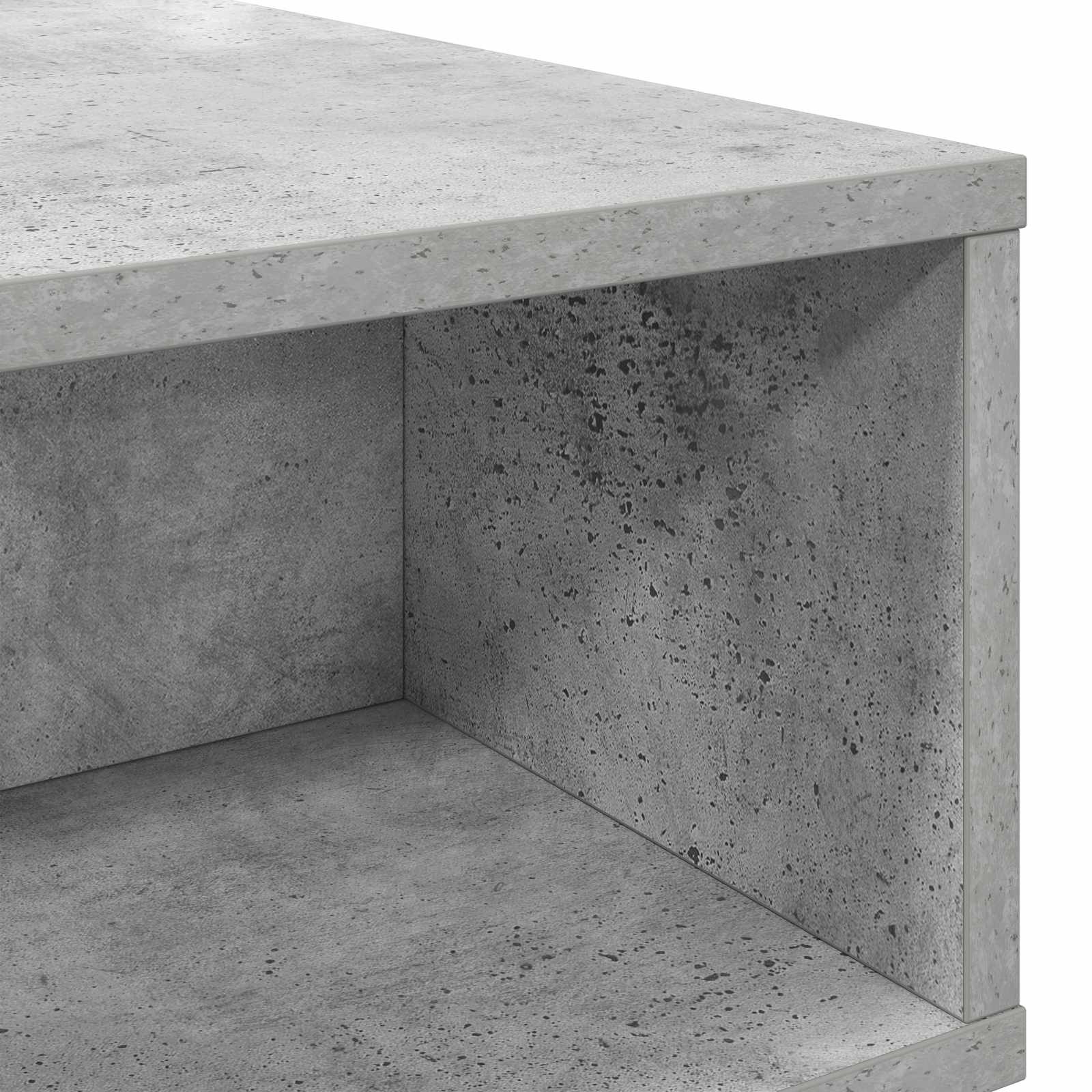 Table basse Gris béton 80 x 46 x 35 cm Bois d'ingénierie - XIOS