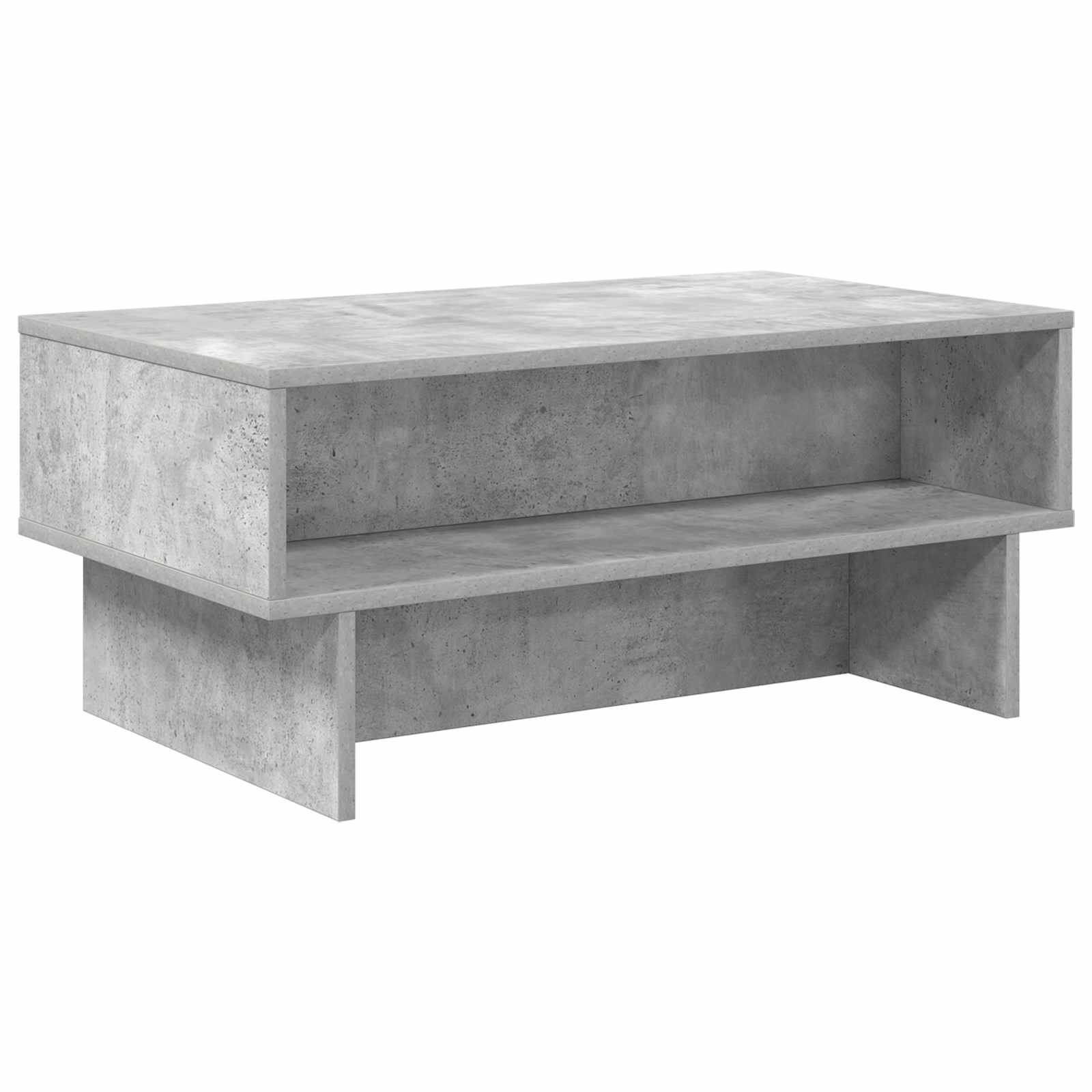 Table basse Gris béton 80 x 46 x 35 cm Bois d'ingénierie - XIOS
