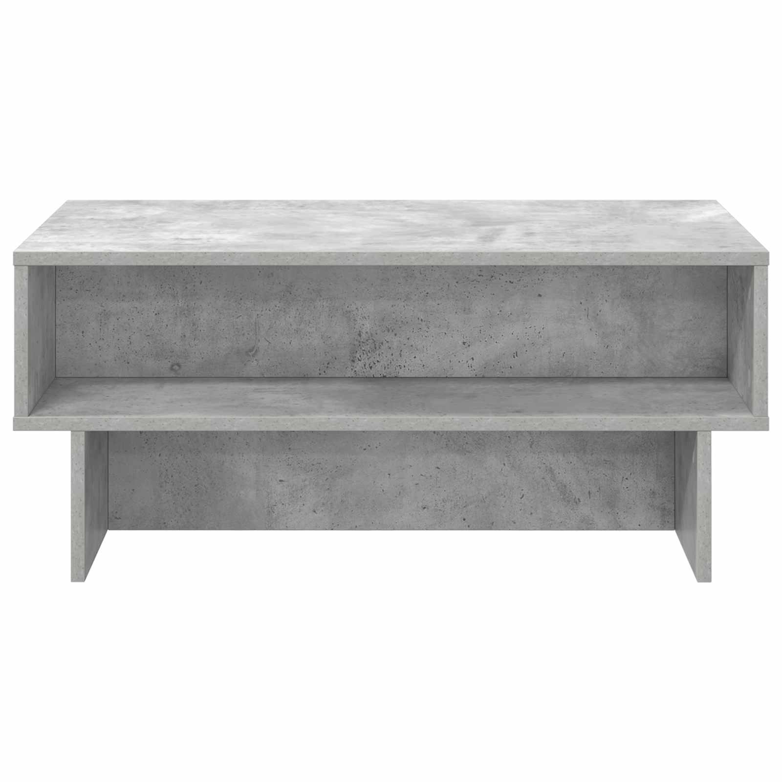 Table basse Gris béton 80 x 46 x 35 cm Bois d'ingénierie - XIOS