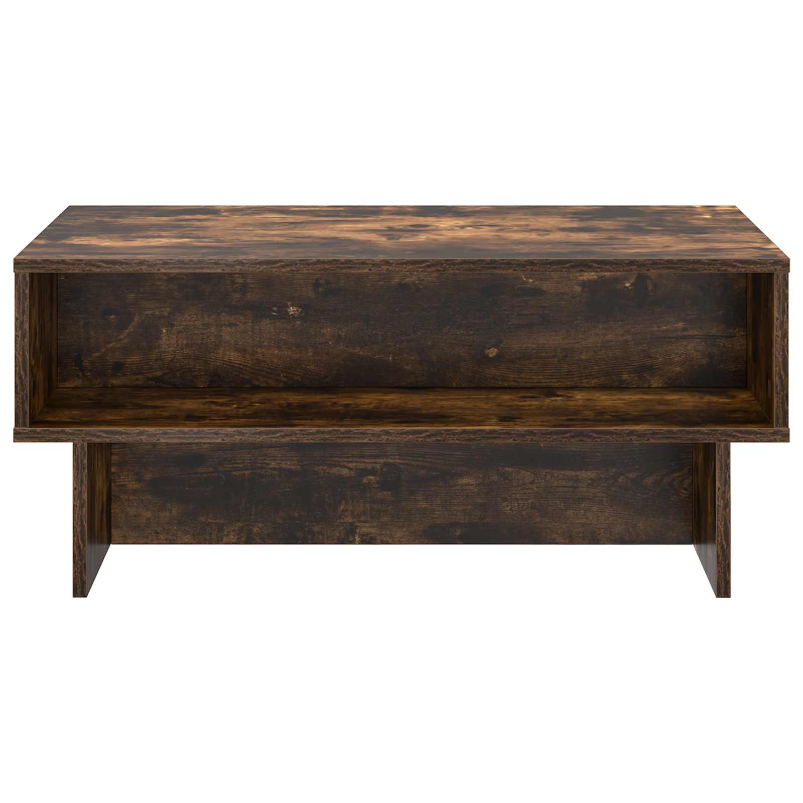 Table basse Chêne fumé 80 x 46 x 35 cm Bois d'ingénierie - XIOS