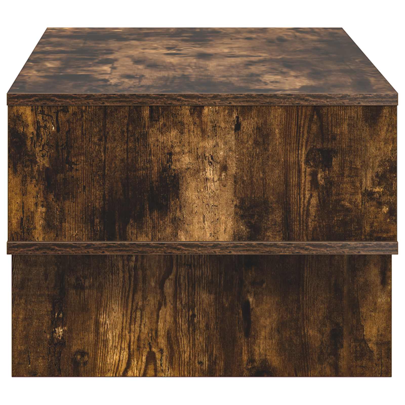 Table basse Chêne fumé 80 x 46 x 35 cm Bois d'ingénierie - XIOS