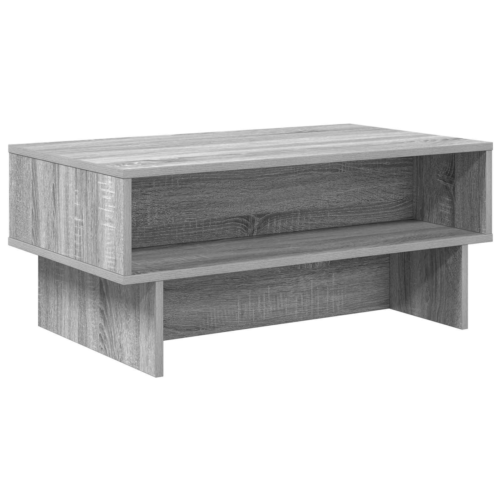 Table basse Gris Sonoma 80 x 46 x 35 cm Bois d'ingénierie - XIOS
