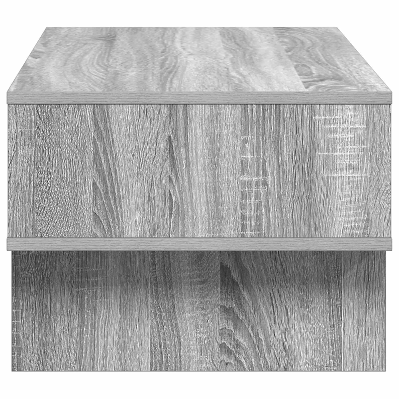 Table basse Gris Sonoma 80 x 46 x 35 cm Bois d'ingénierie - XIOS