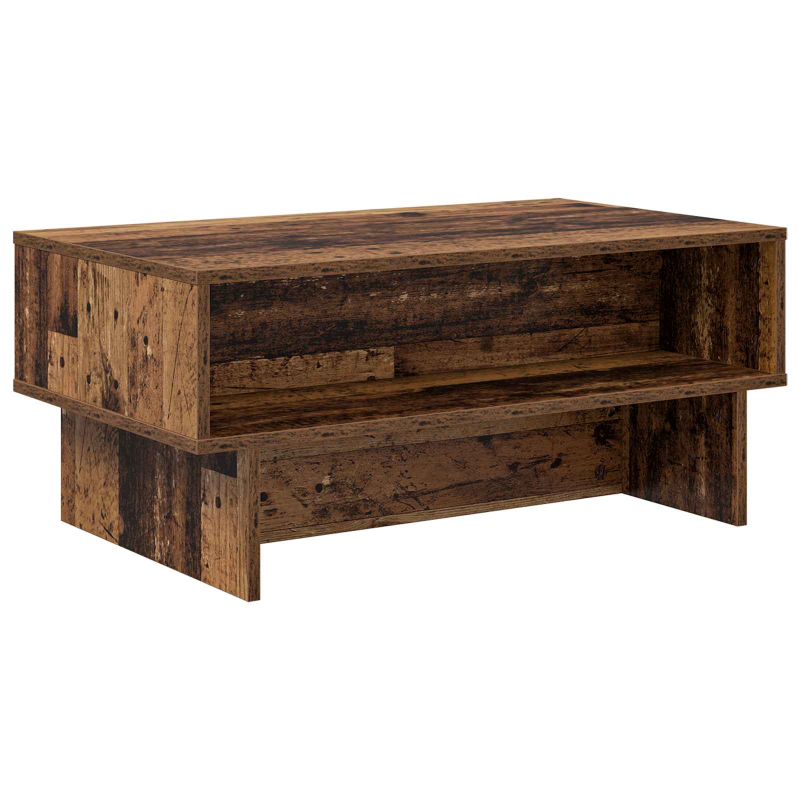 Table basse Bois ancien 80 x 46 x 35 cm Bois d'ingénierie - XIOS