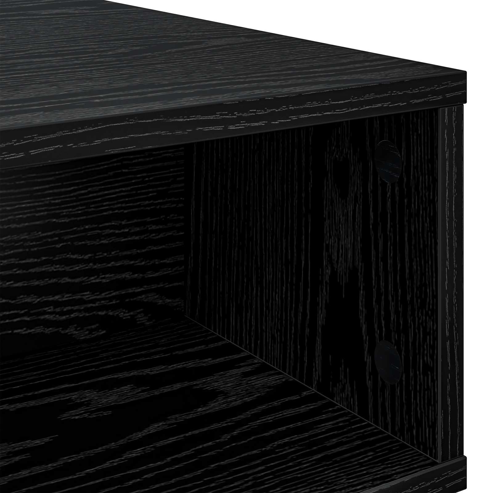 Table basse Chêne noir 48 x 46 x 35 cm Bois d'ingénierie - XIOS