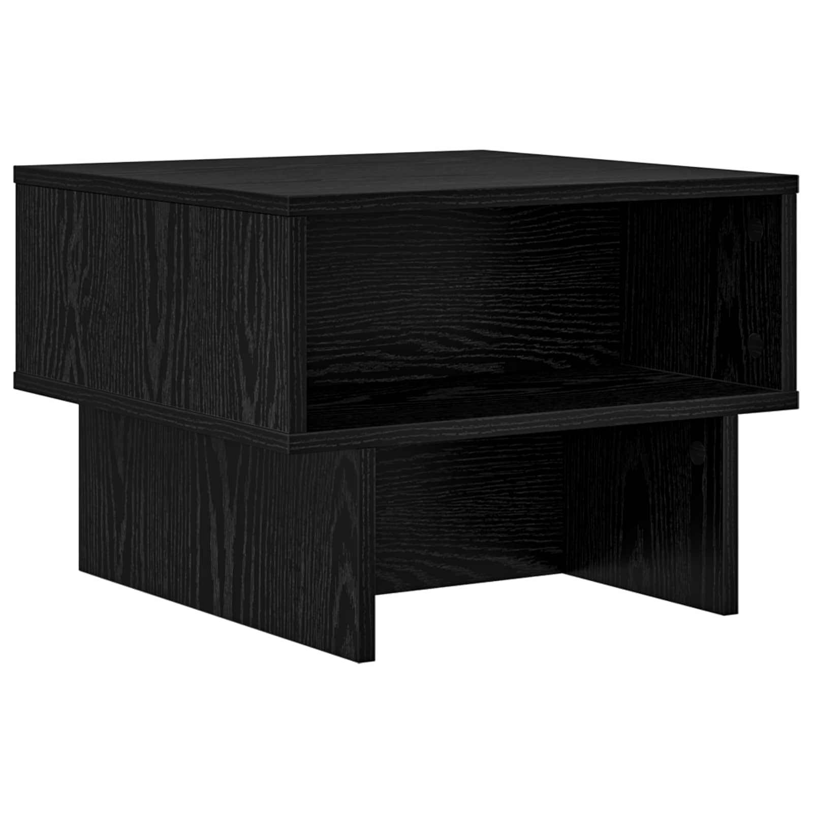 Table basse Chêne noir 48 x 46 x 35 cm Bois d'ingénierie - XIOS