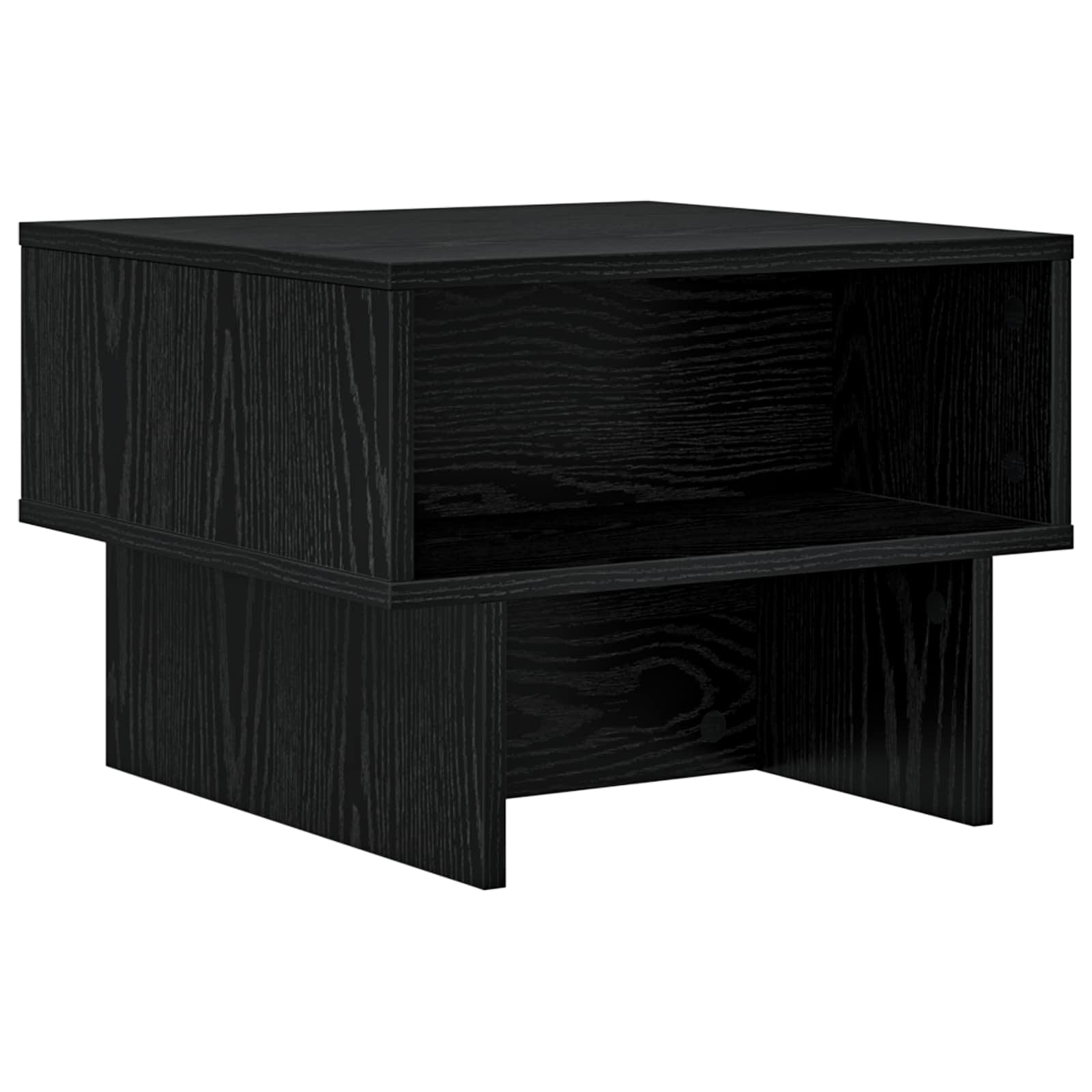 Table basse Chêne noir 48 x 46 x 35 cm Bois d'ingénierie - XIOS