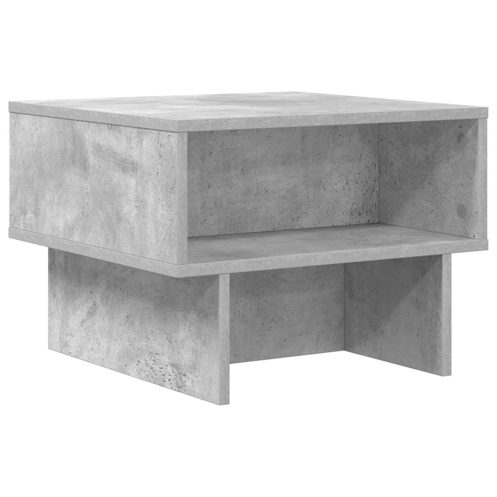 Table basse Gris béton 48 x 46 x 35 cm Bois d'ingénierie - XIOS
