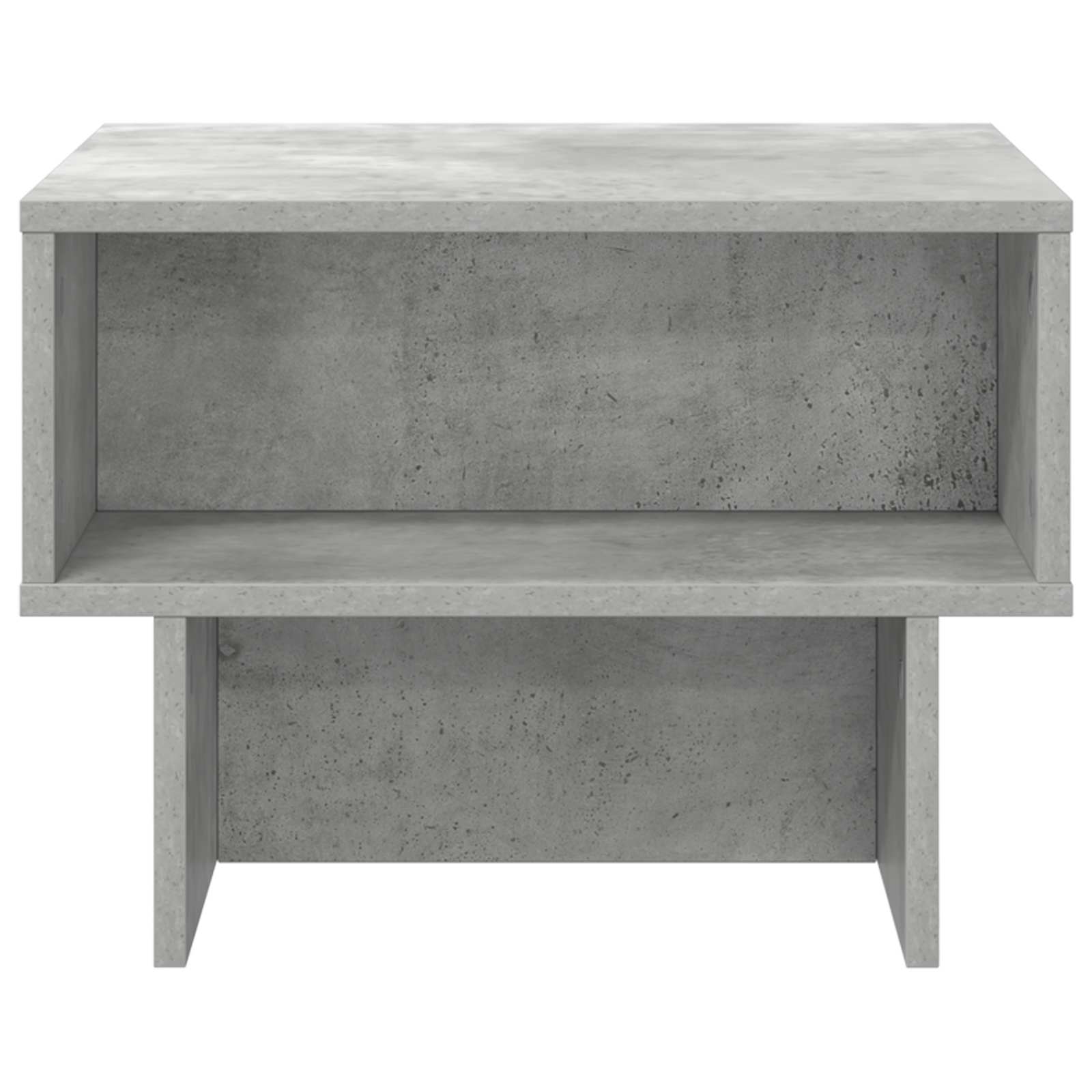 Table basse Gris béton 48 x 46 x 35 cm Bois d'ingénierie - XIOS