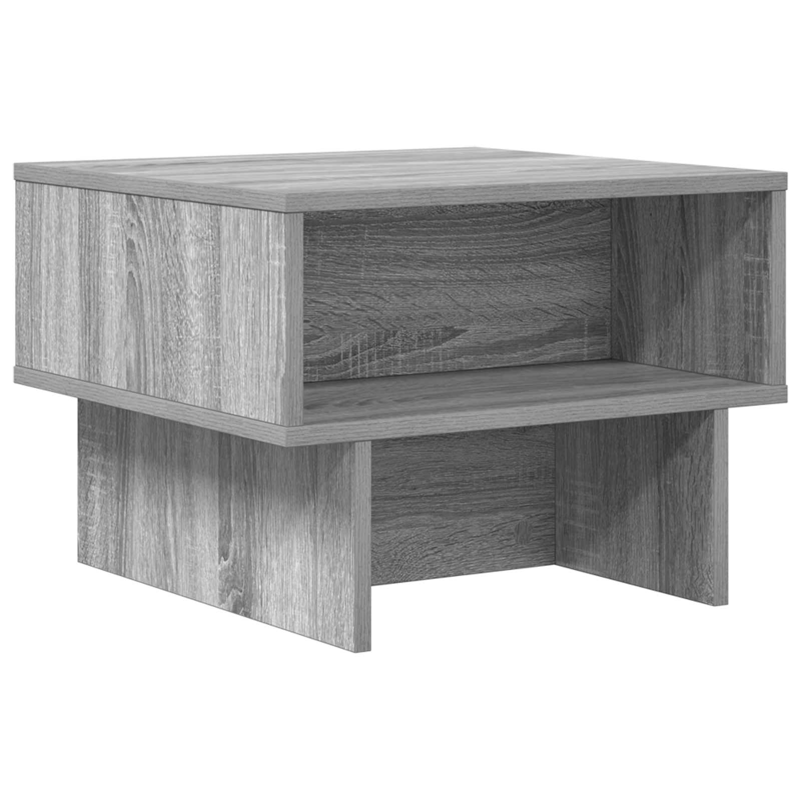 Table basse Gris Sonoma 48 x 46 x 35 cm Bois d'ingénierie - XIOS
