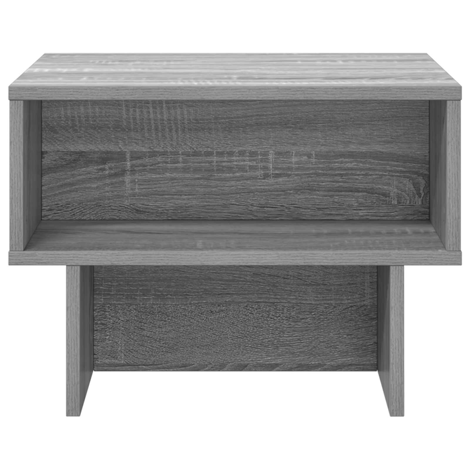 Table basse Gris Sonoma 48 x 46 x 35 cm Bois d'ingénierie - XIOS