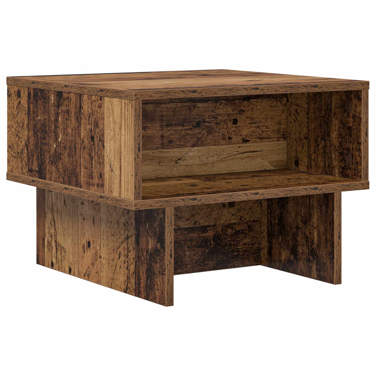 Table basse Bois ancien 48 x 46 x 35 cm Bois d'ingénierie - XIOS