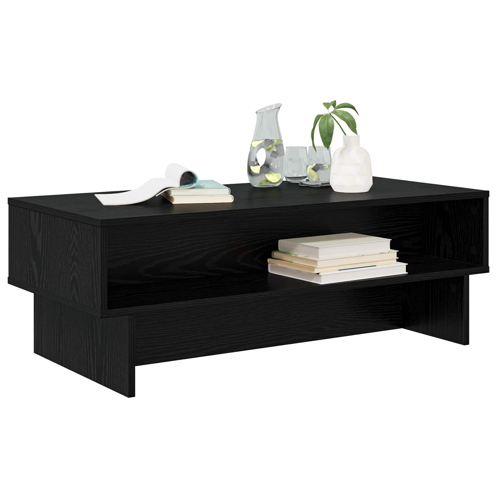 Table basse Chêne noir 100 x 46 x 35 cm Bois d'ingénierie - XIOS