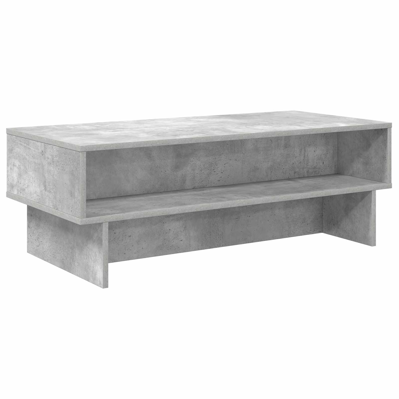 Table basse Gris béton 100 x 46 x 35 cm Bois d'ingénierie - XIOS