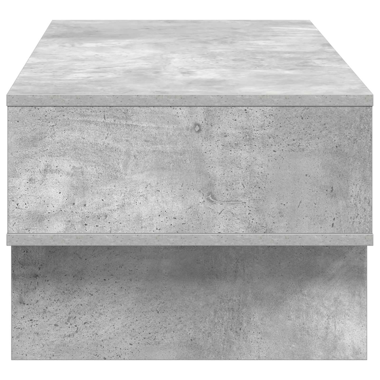 Table basse Gris béton 100 x 46 x 35 cm Bois d'ingénierie - XIOS