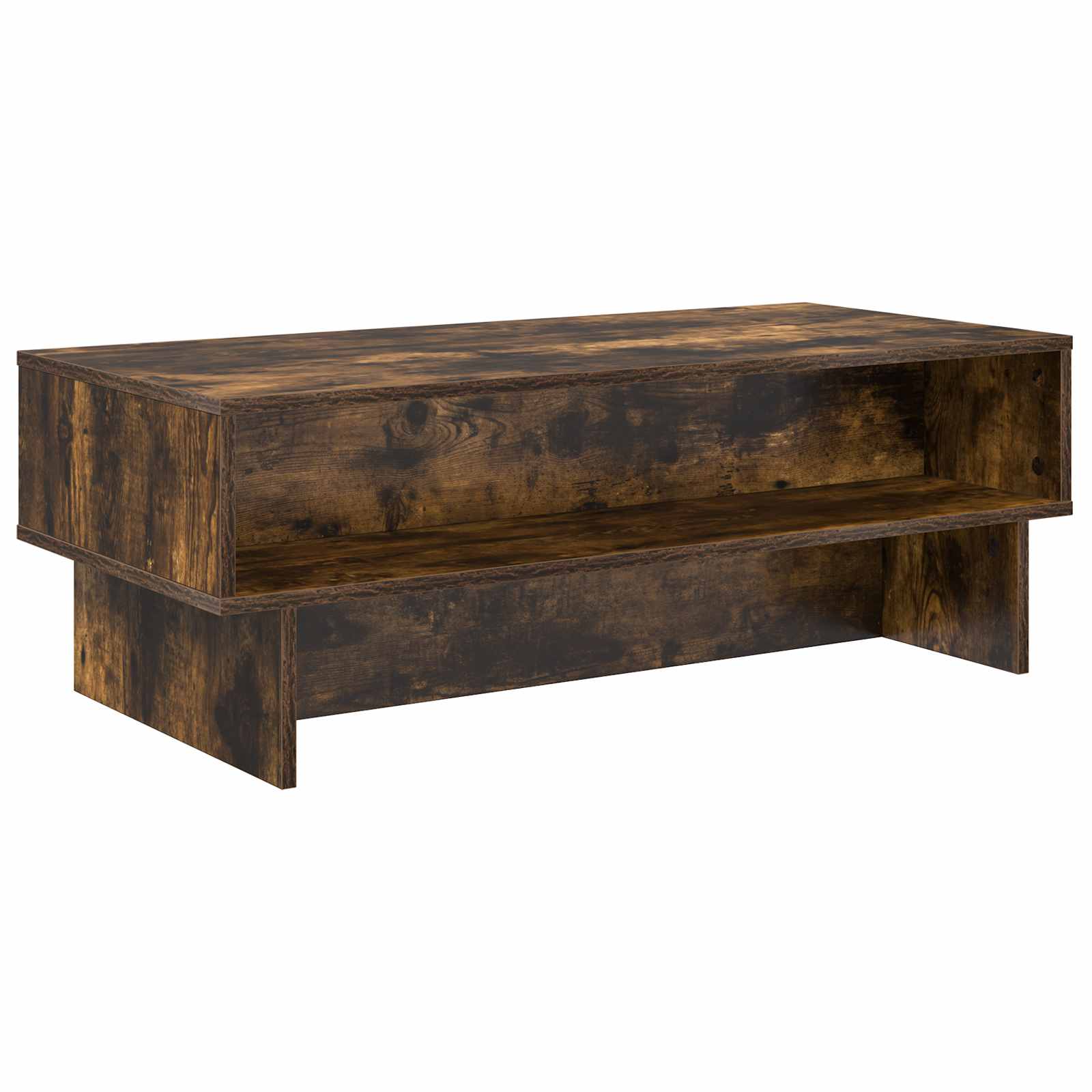 Table basse Chêne fumé 100 x 46 x 35 cm Bois d'ingénierie - XIOS