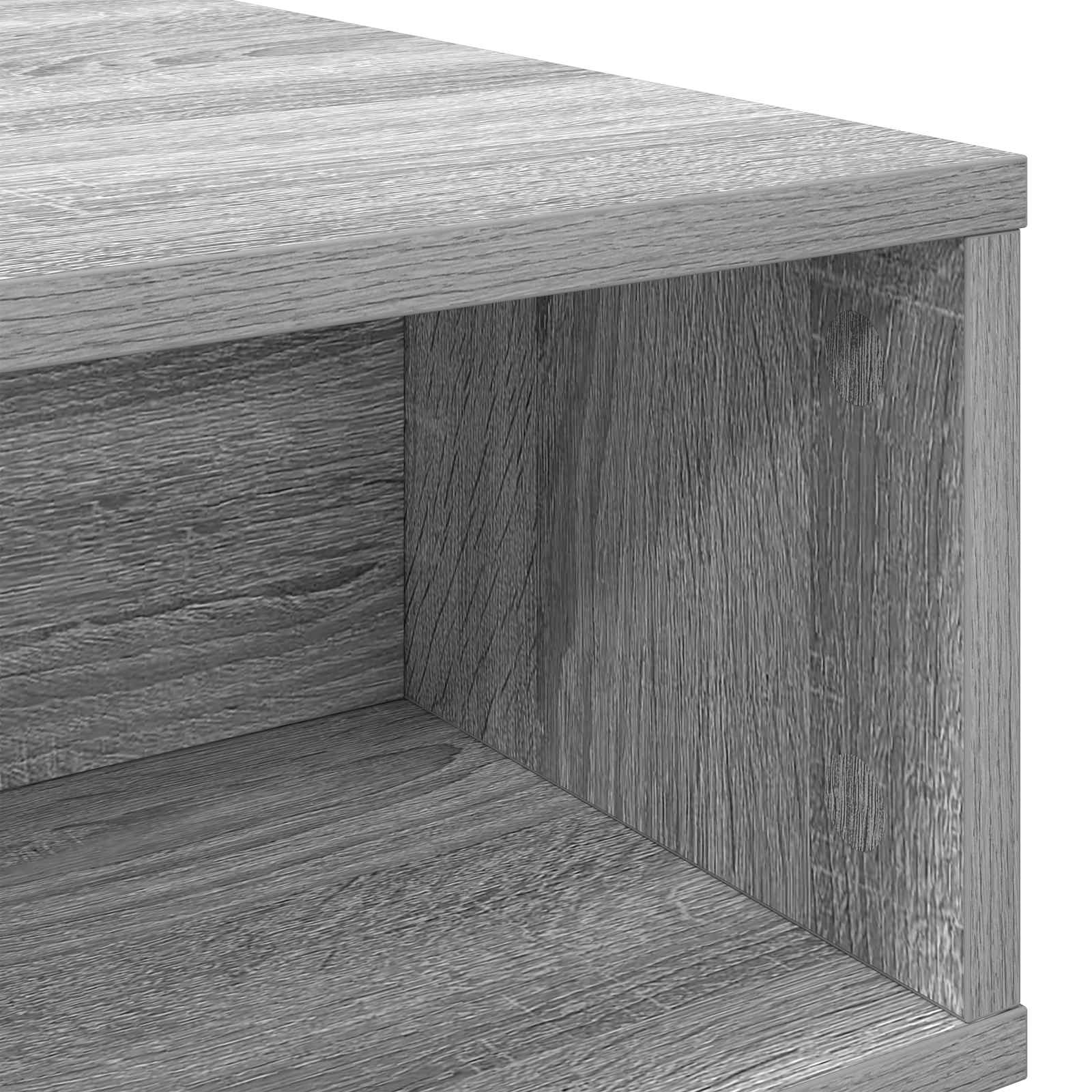 Table basse Gris Sonoma 100 x 46 x 35 cm Bois d'ingénierie - XIOS