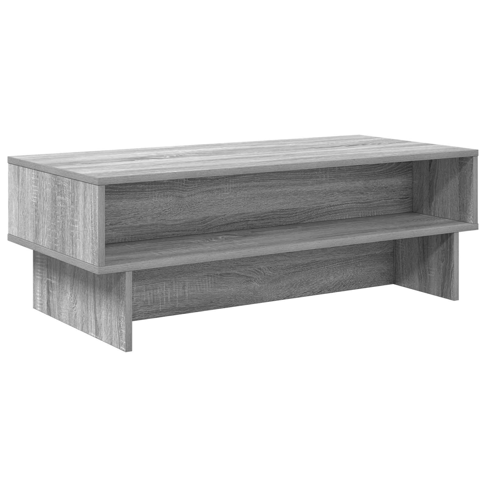 Table basse Gris Sonoma 100 x 46 x 35 cm Bois d'ingénierie - XIOS