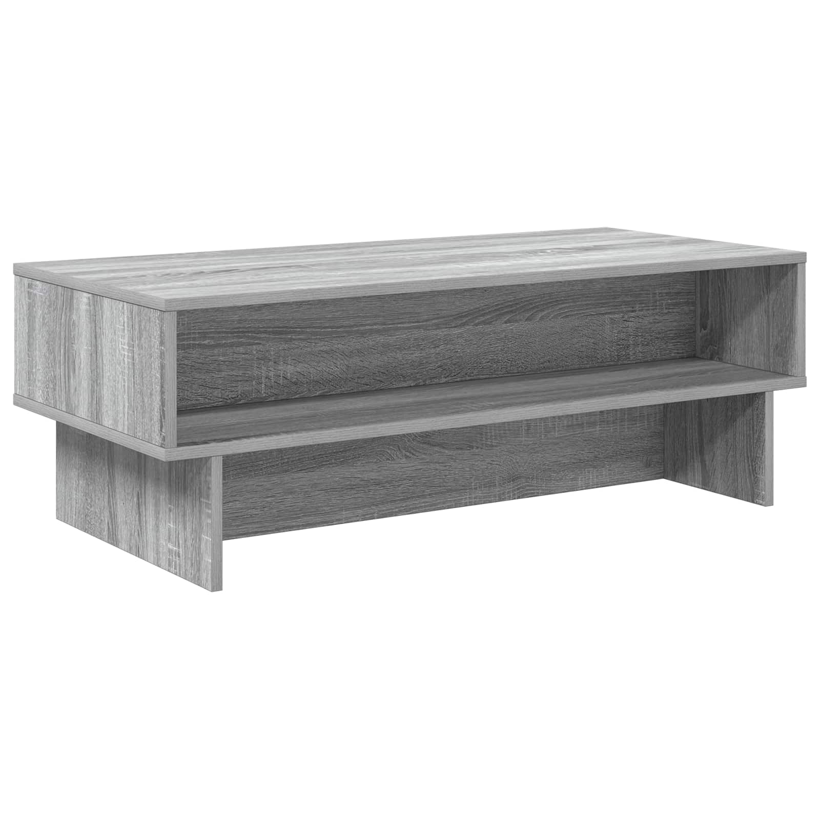 Table basse Gris Sonoma 100 x 46 x 35 cm Bois d'ingénierie - XIOS