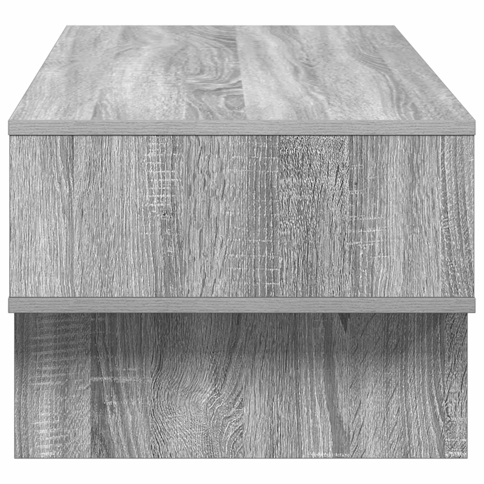 Table basse Gris Sonoma 100 x 46 x 35 cm Bois d'ingénierie - XIOS