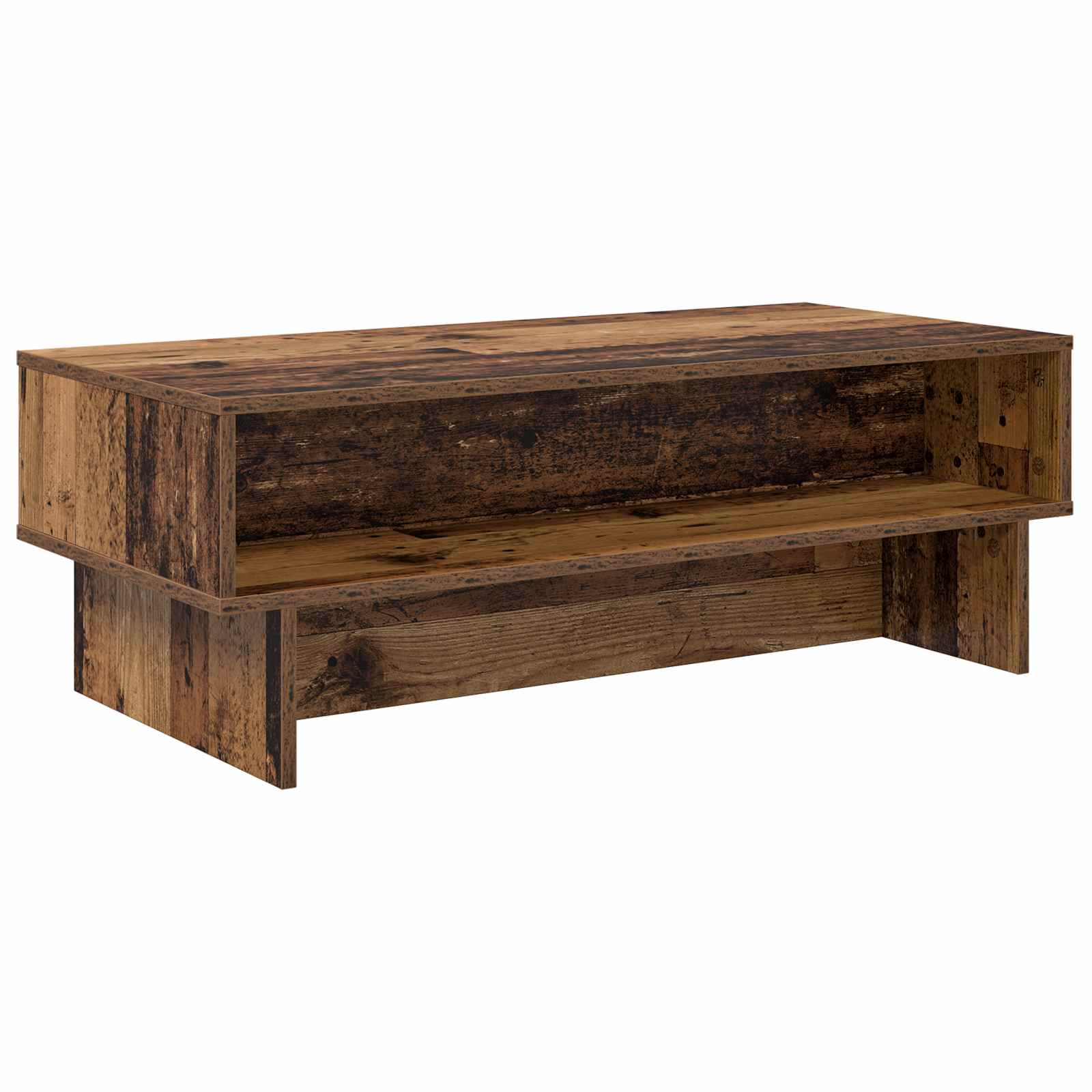 Table basse Bois ancien 100 x 46 x 35 cm Bois d'ingénierie - XIOS