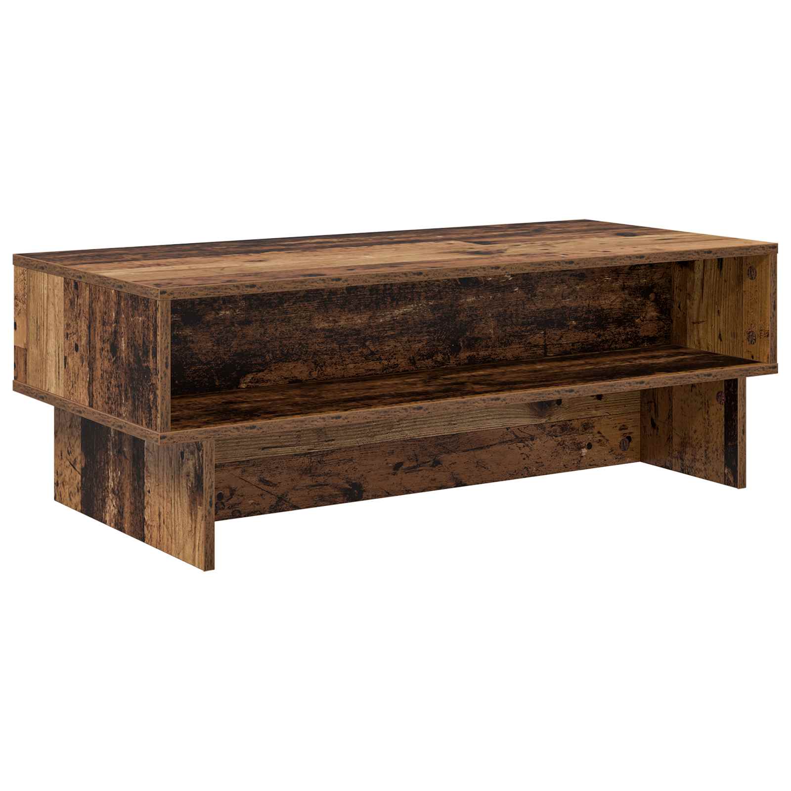 Table basse Bois ancien 100 x 46 x 35 cm Bois d'ingénierie - XIOS