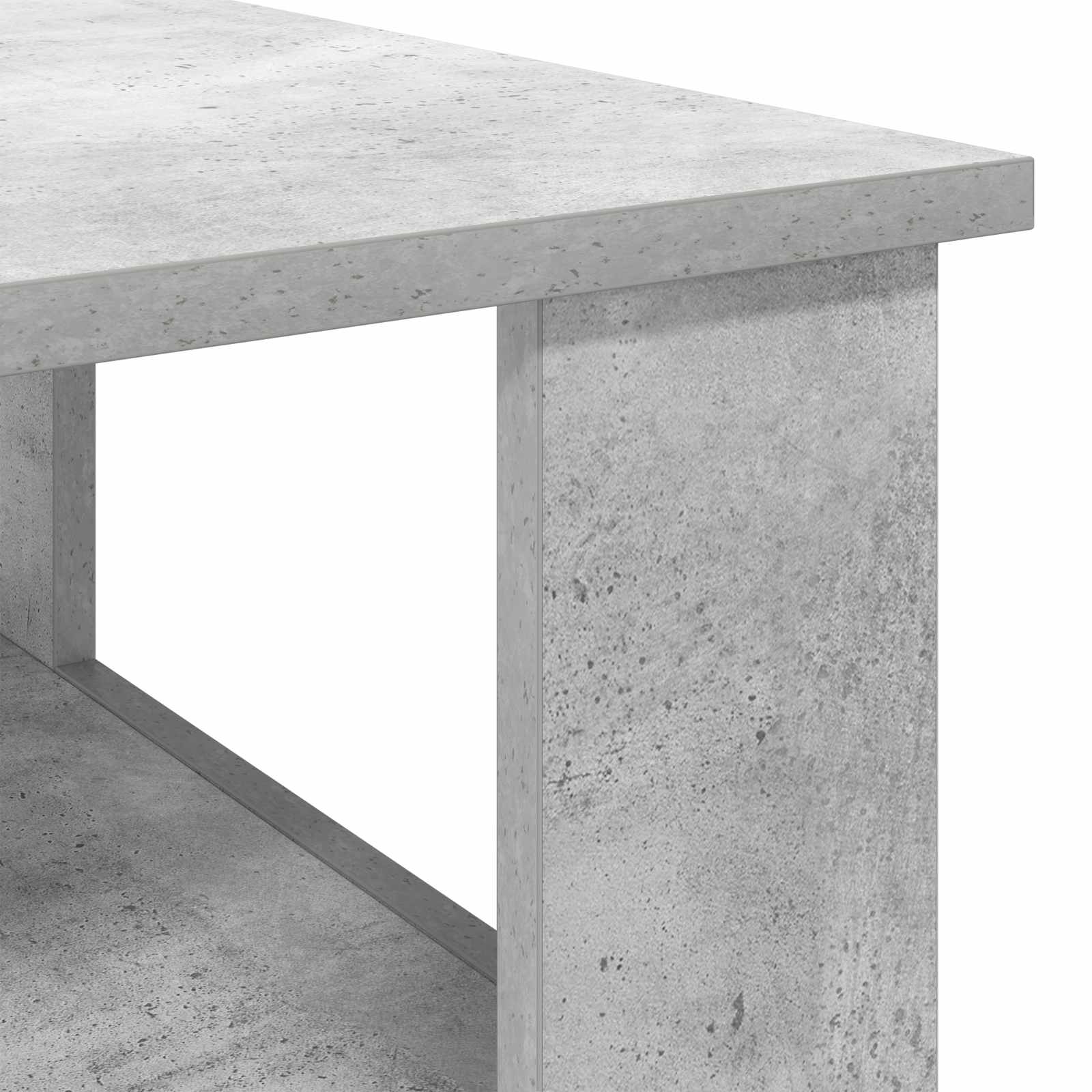 Table basse Gris béton 57 x 55 x 45 cm Bois d'ingénierie - XIOS