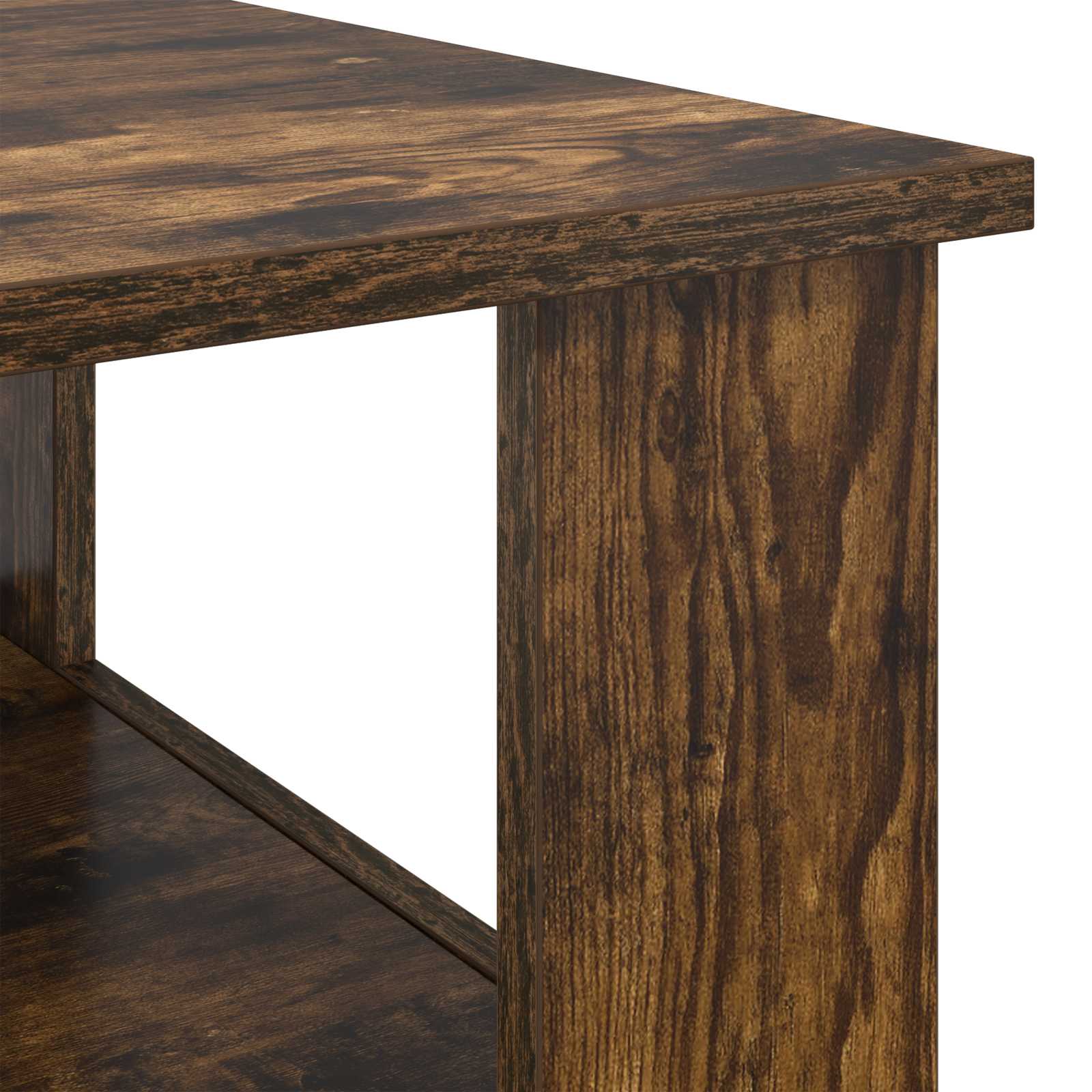 Table basse Chêne fumé 57 x 55 x 45 cm Bois d'ingénierie - XIOS