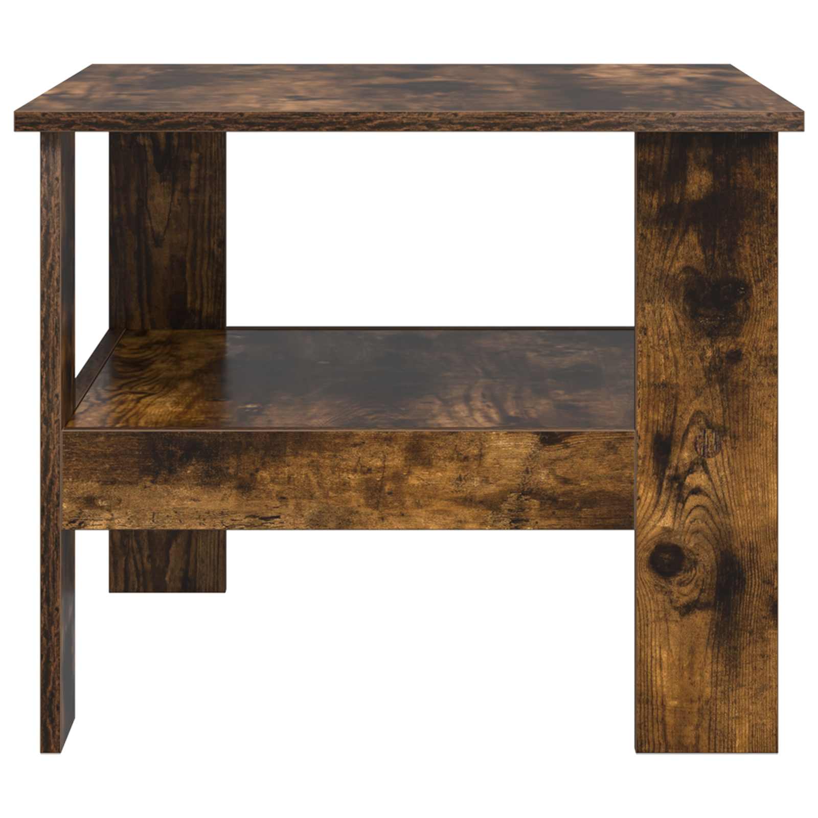 Table basse Chêne fumé 57 x 55 x 45 cm Bois d'ingénierie - XIOS