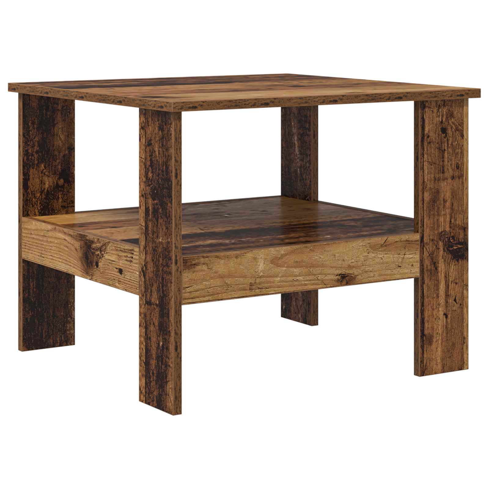 Table basse Bois ancien 57 x 55 x 45 cm Bois d'ingénierie - XIOS