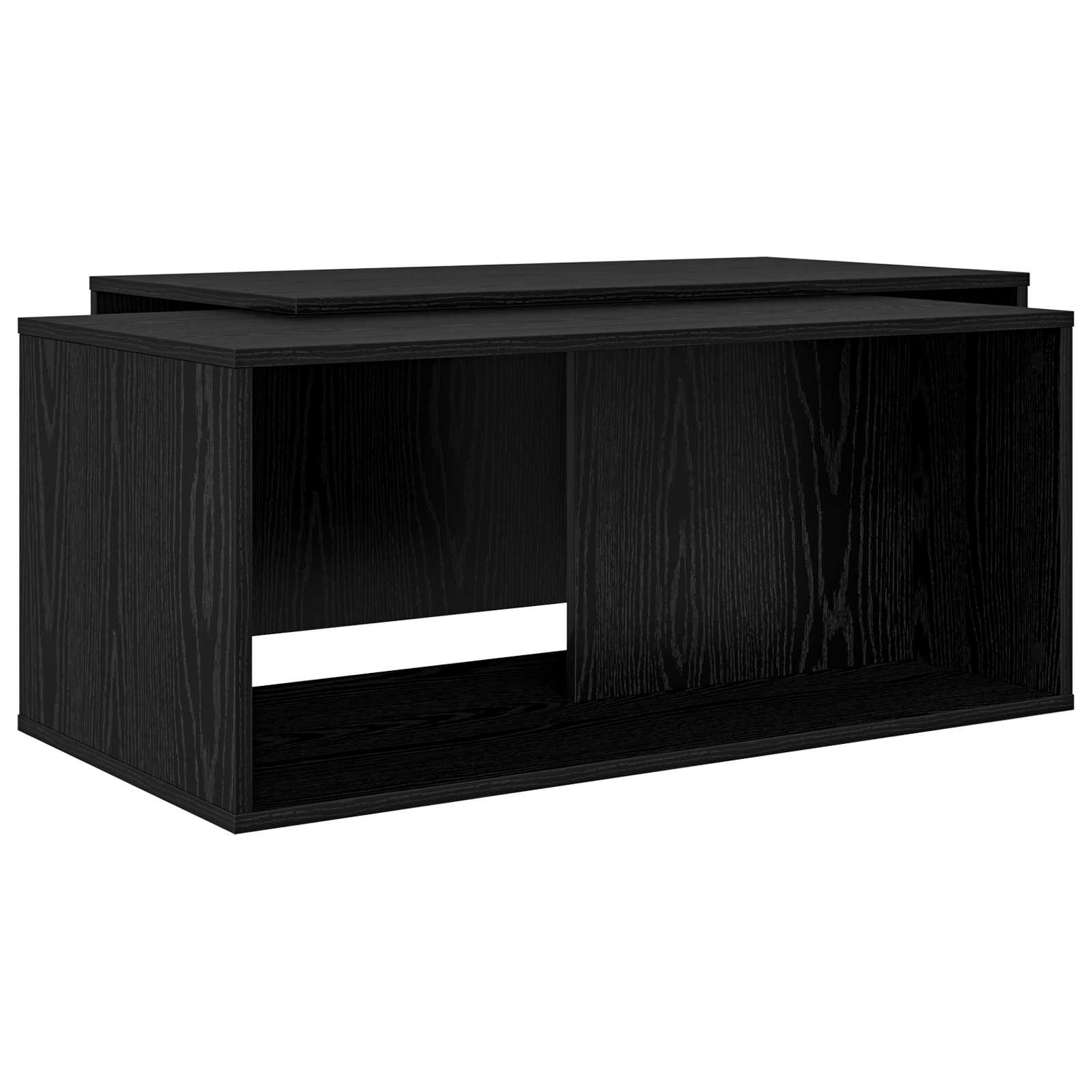 Ensemble de tables basses 2 pcs Chêne noir Bois d'ingénierie - XIOS