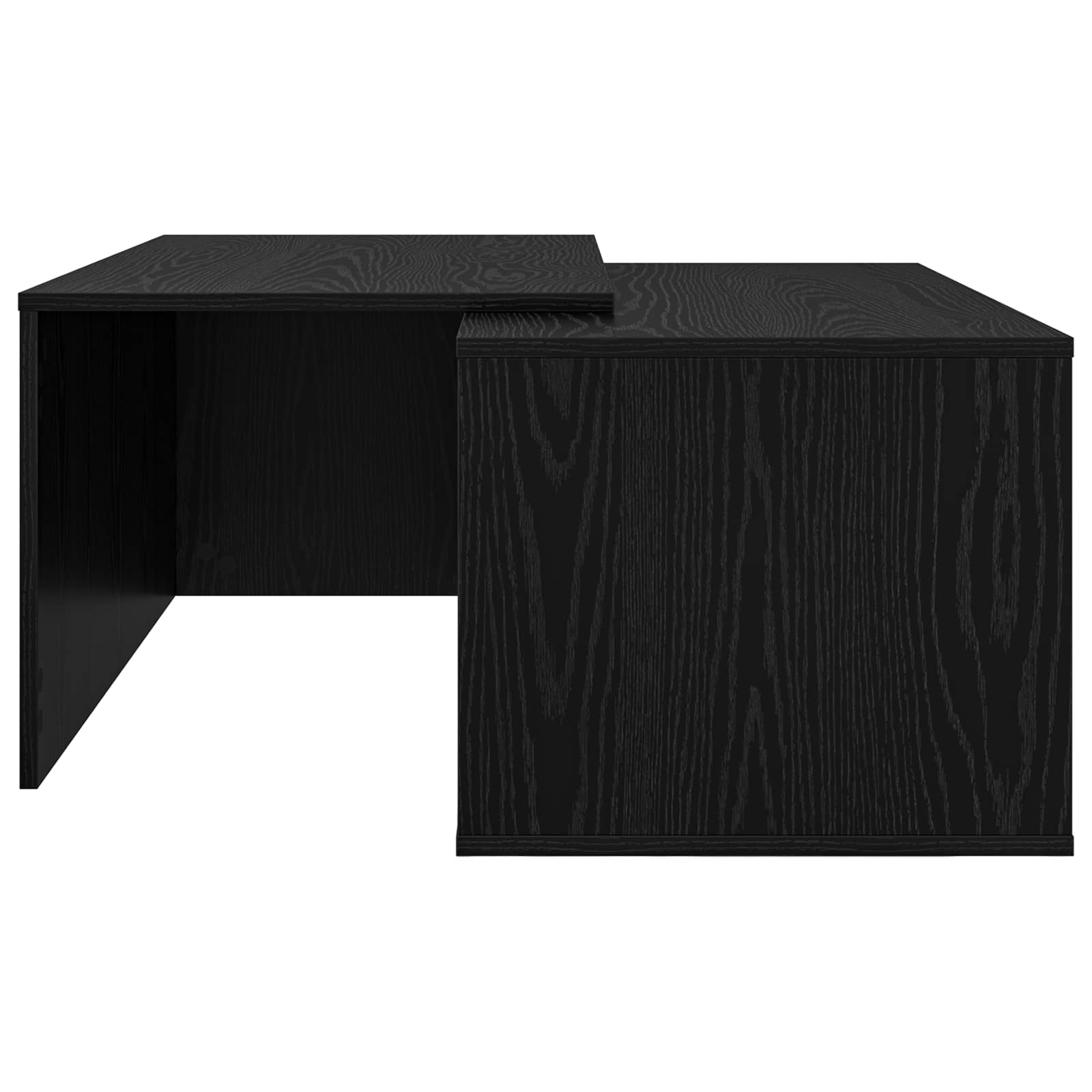 Ensemble de tables basses 2 pcs Chêne noir Bois d'ingénierie - XIOS