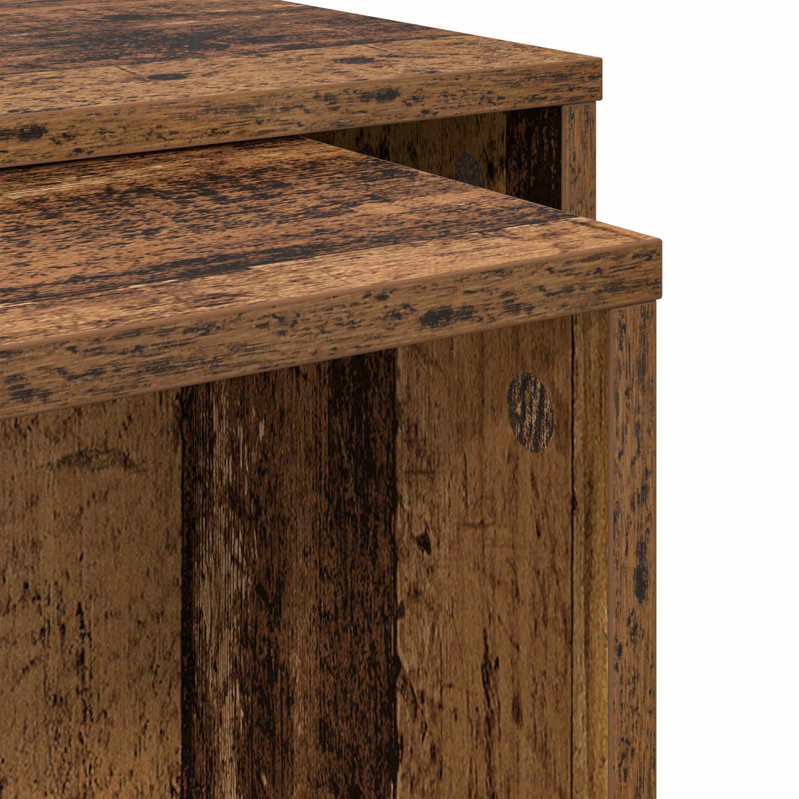 Ensemble de tables basses 2 pcs Bois ancien Bois d'ingénierie - XIOS