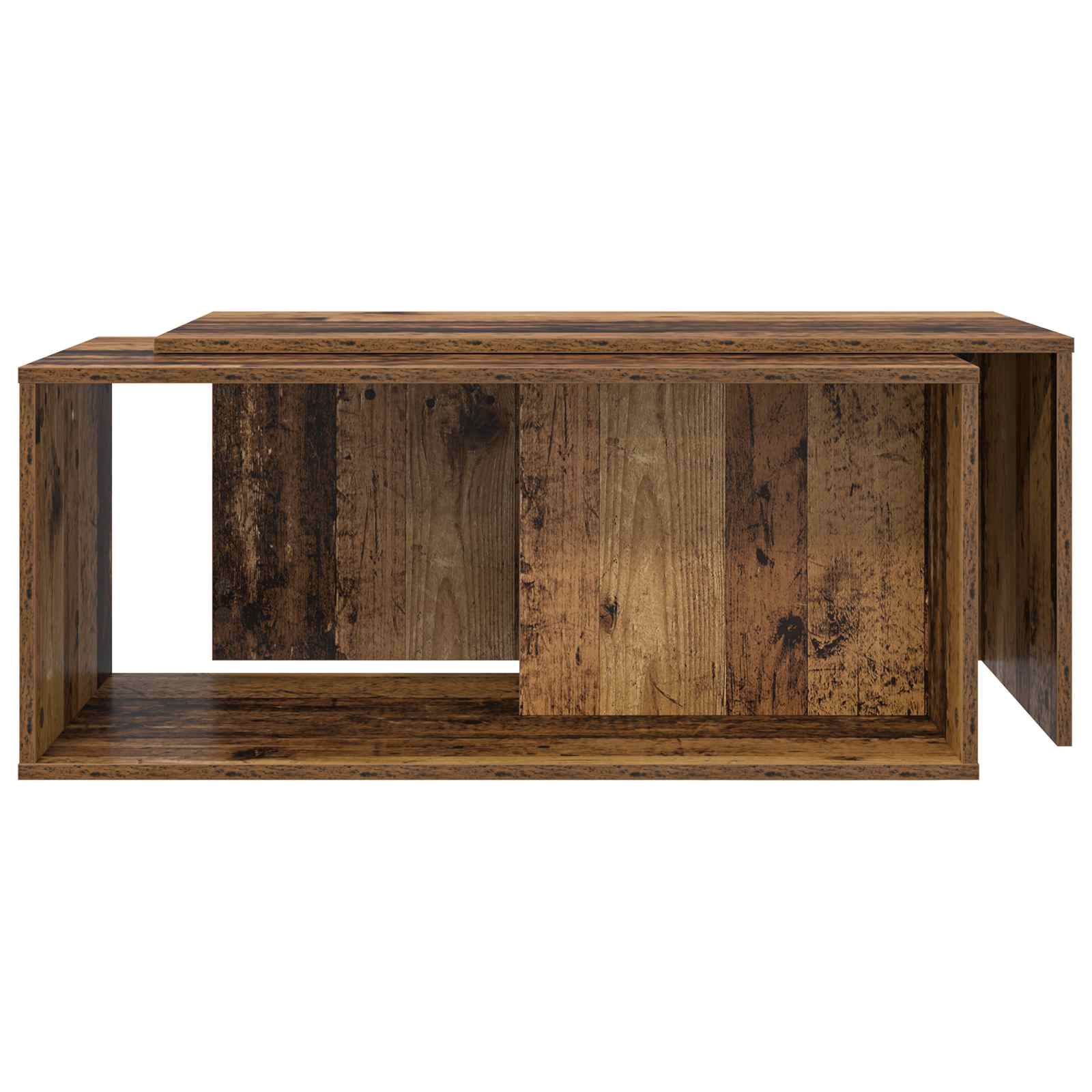 Ensemble de tables basses 2 pcs Bois ancien Bois d'ingénierie - XIOS