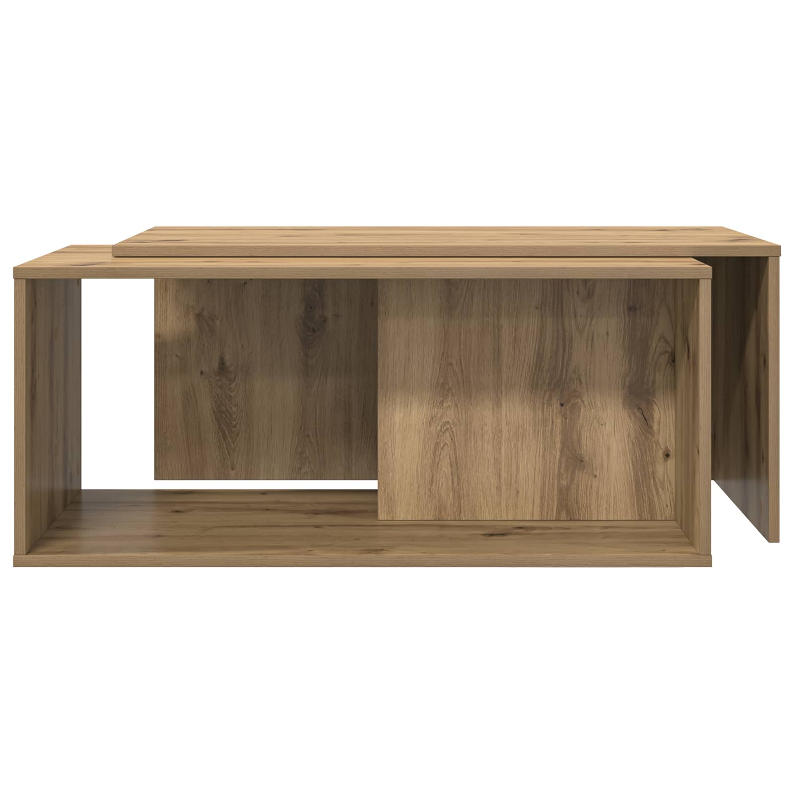 Ensemble de tables basses 2 pcs Chêne artisanal - XIOS