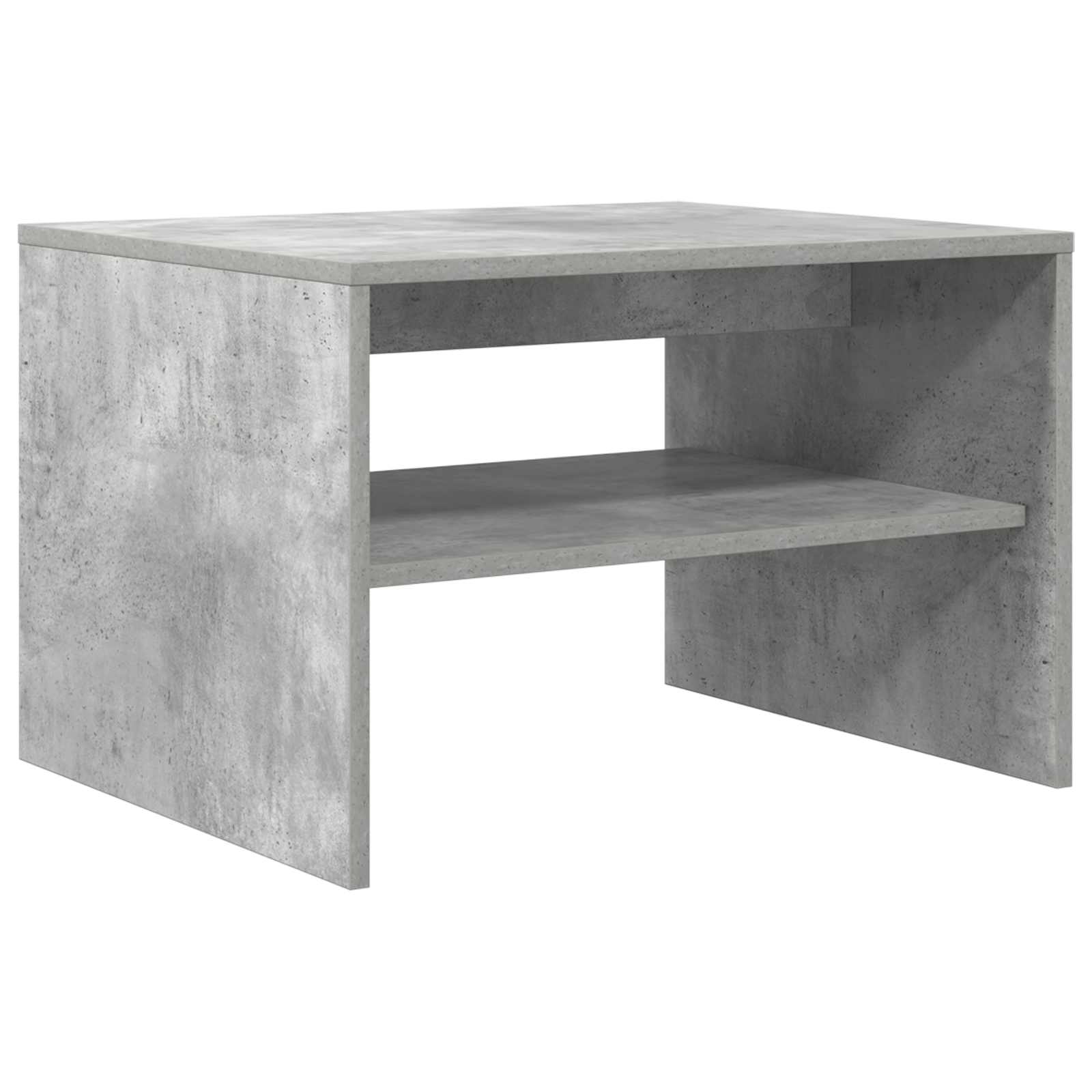 Table basse Gris béton 60 x 50 x 40 cm Bois d'ingénierie - XIOS