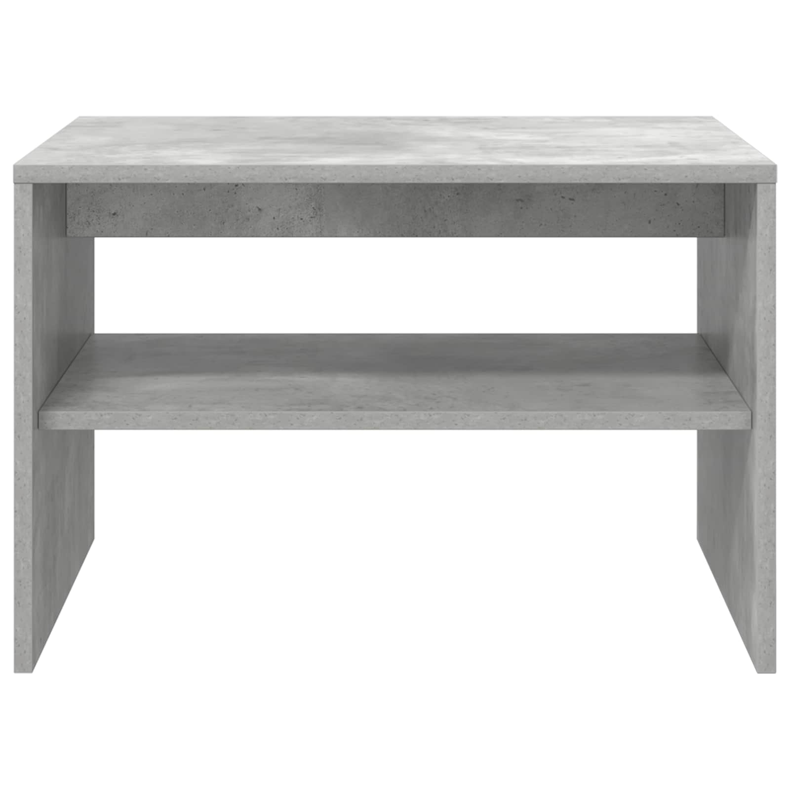 Table basse Gris béton 60 x 50 x 40 cm Bois d'ingénierie - XIOS