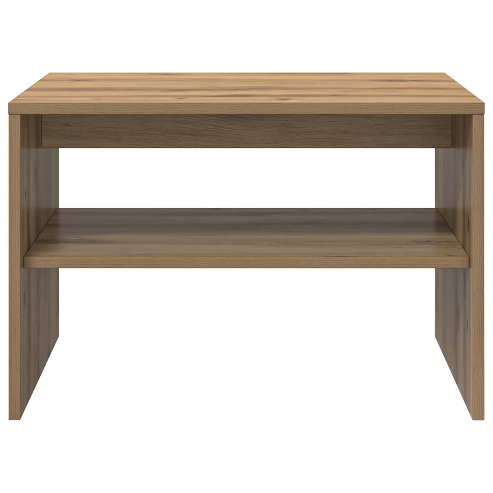 Table basse Chêne artisanal 60 x 50 x 40 cm Bois d'ingénierie - XIOS