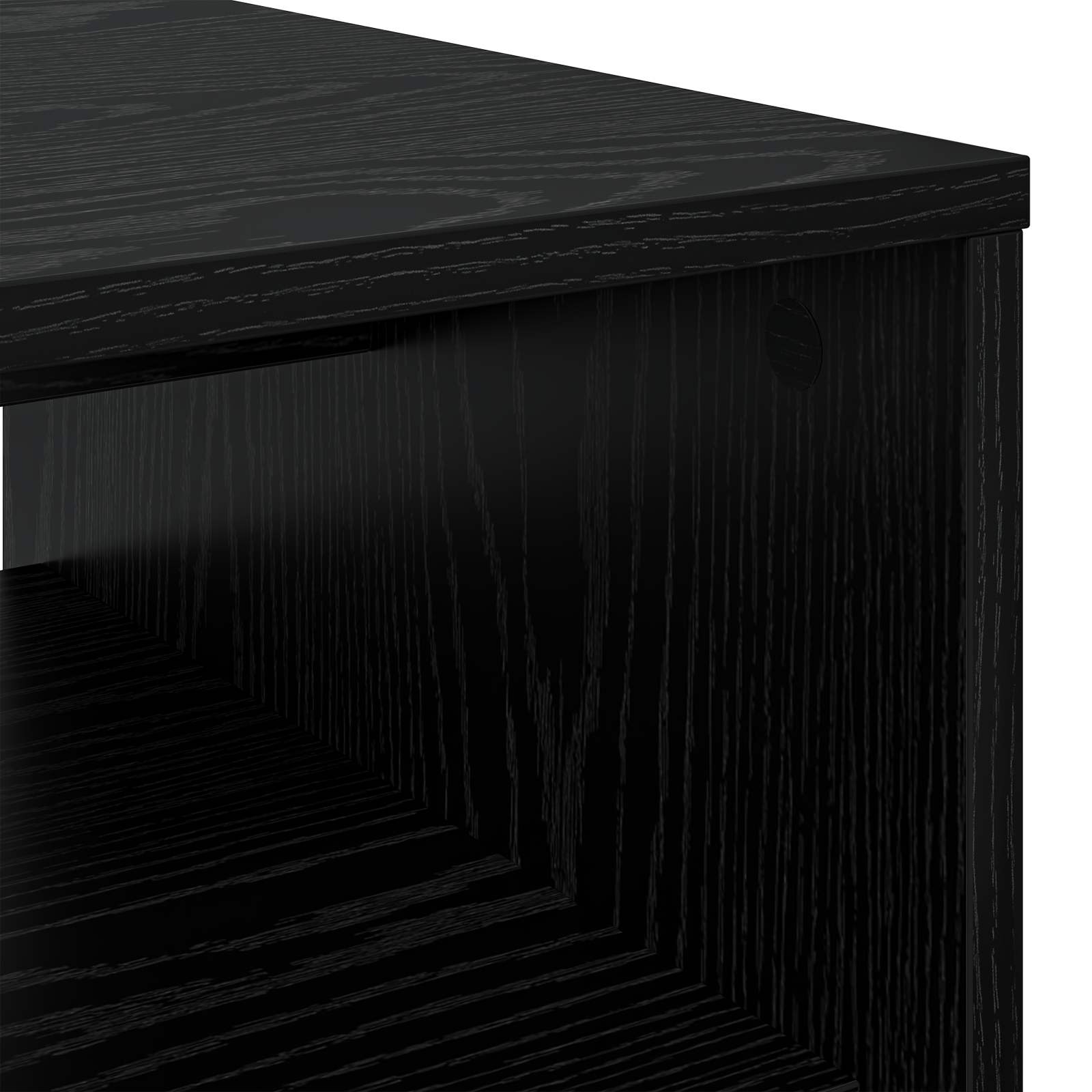 Table basse Chêne noir 80 x 50 x 40 cm Bois d'ingénierie - XIOS
